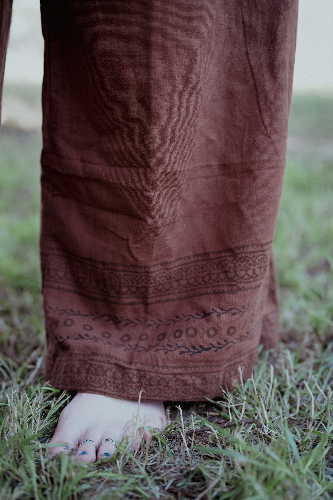 Tree of Life Dungarees - Brown