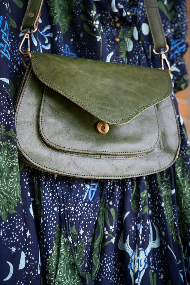 Emerald Crossbody Bag - Leather