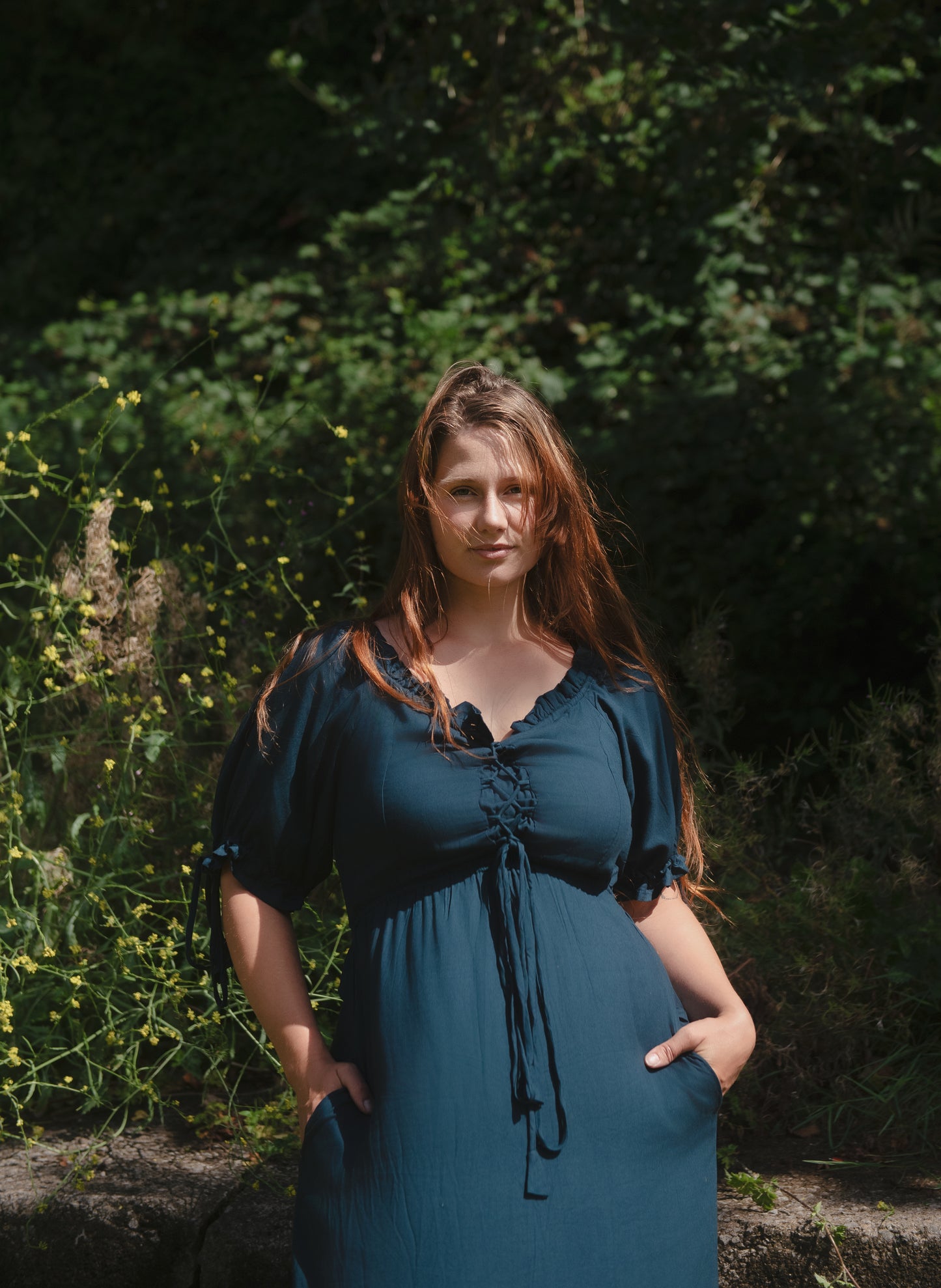Selkie Dress in Sapphire