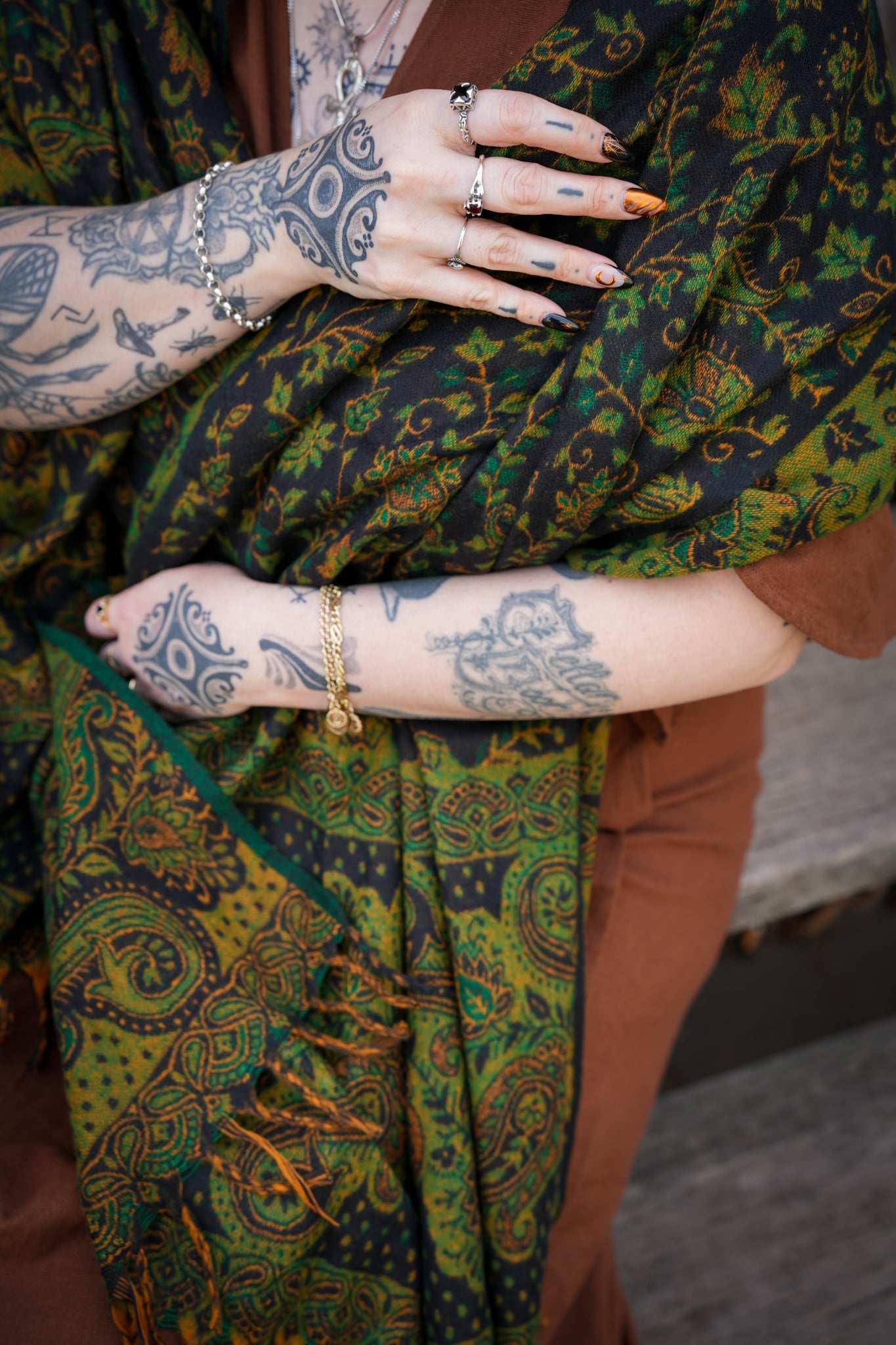 Cedarwood Pashmina Shawl