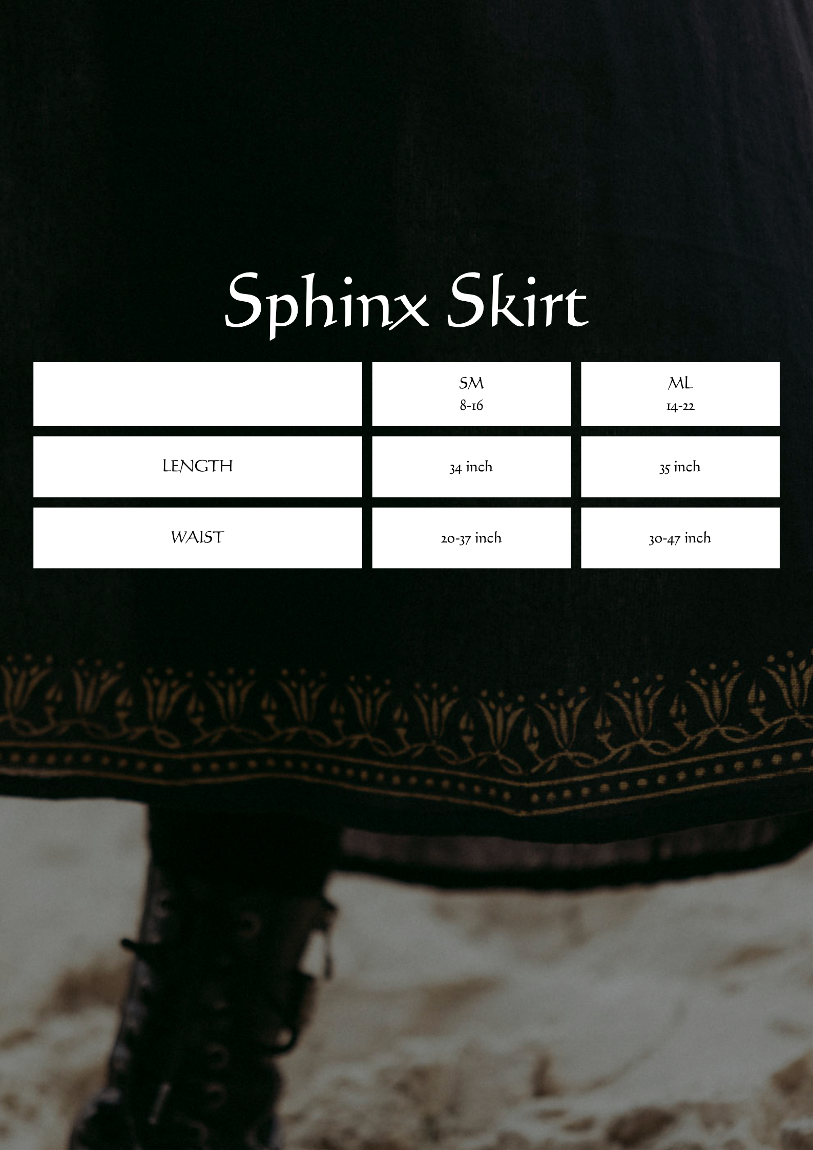 Sphinx Skirt in Papyrus