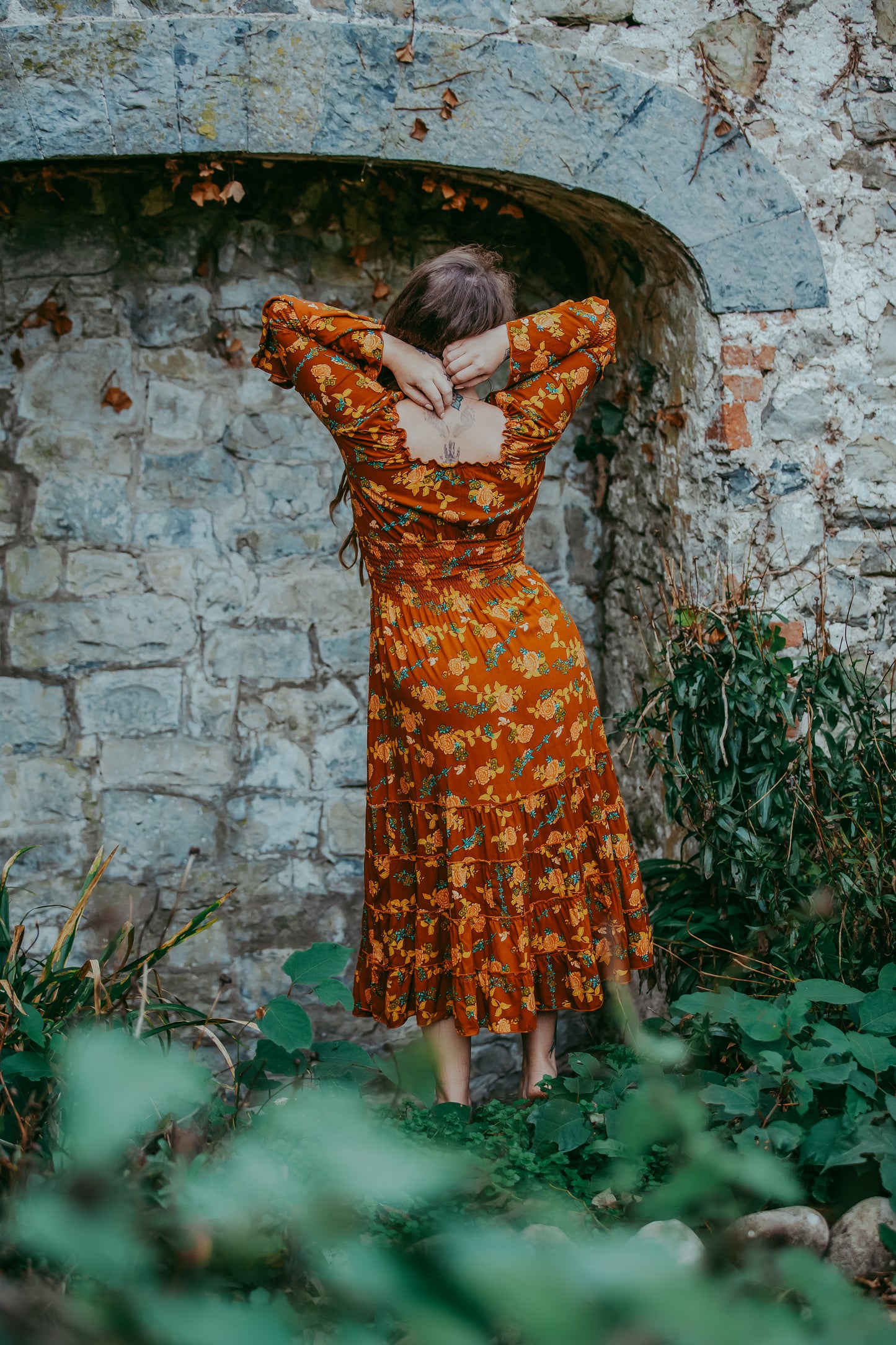 Wonderland Dress in Golden Hour
