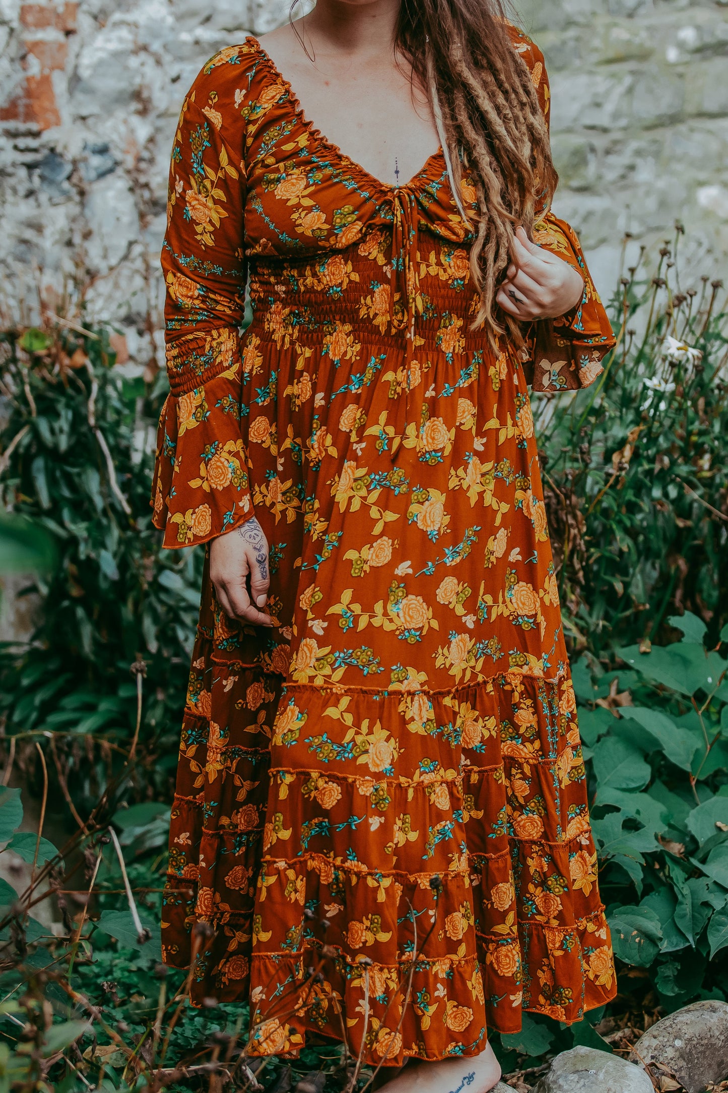Wonderland Dress in Golden Hour