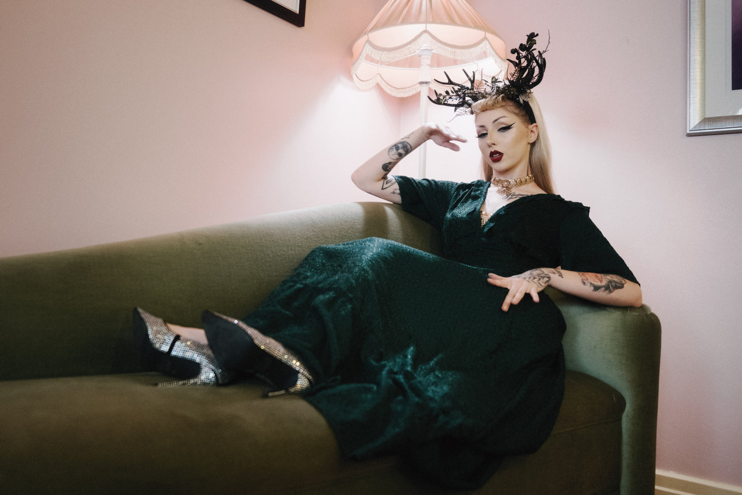 Heirloom Dress in Forest