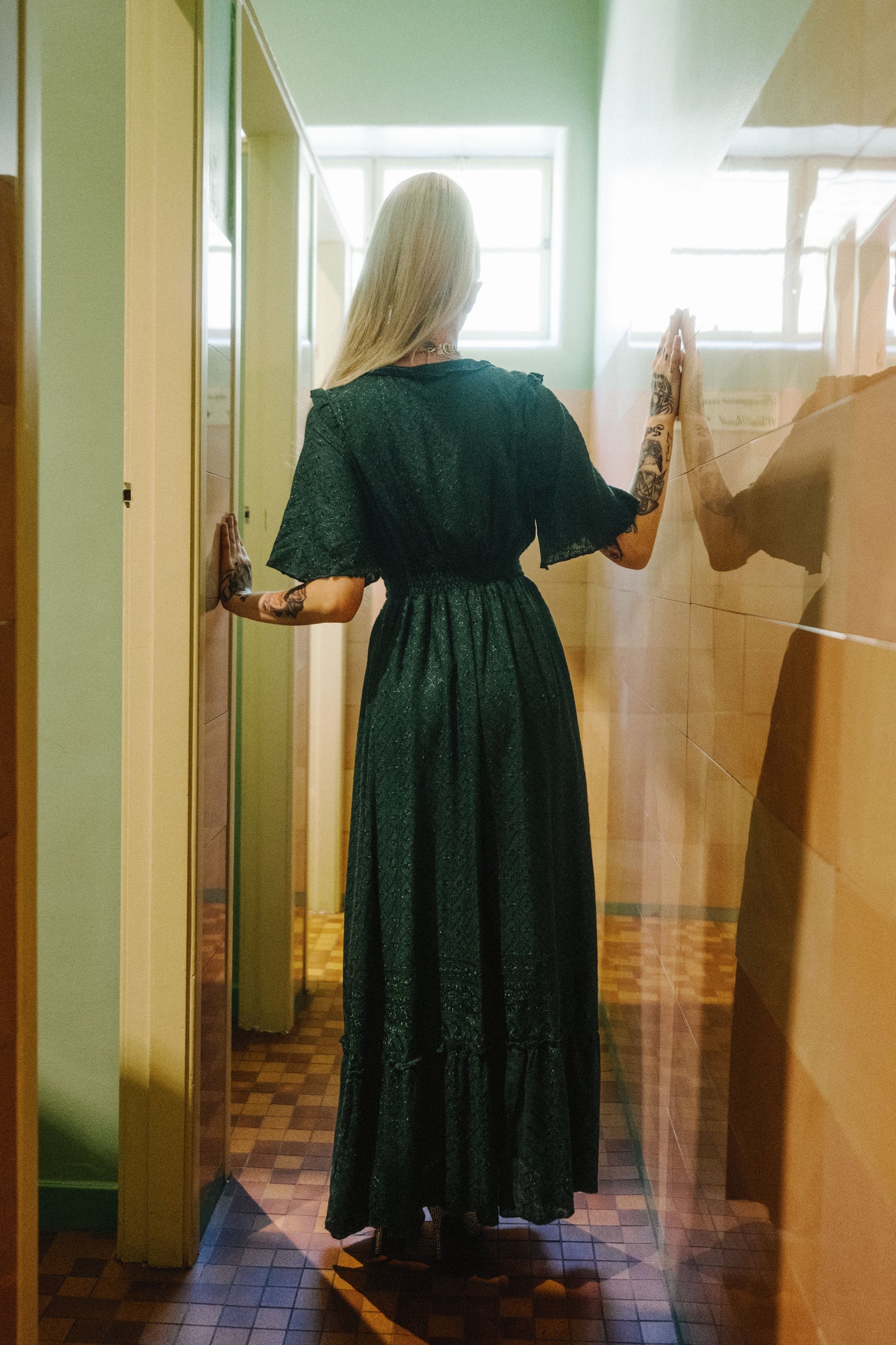 Heirloom Dress in Forest