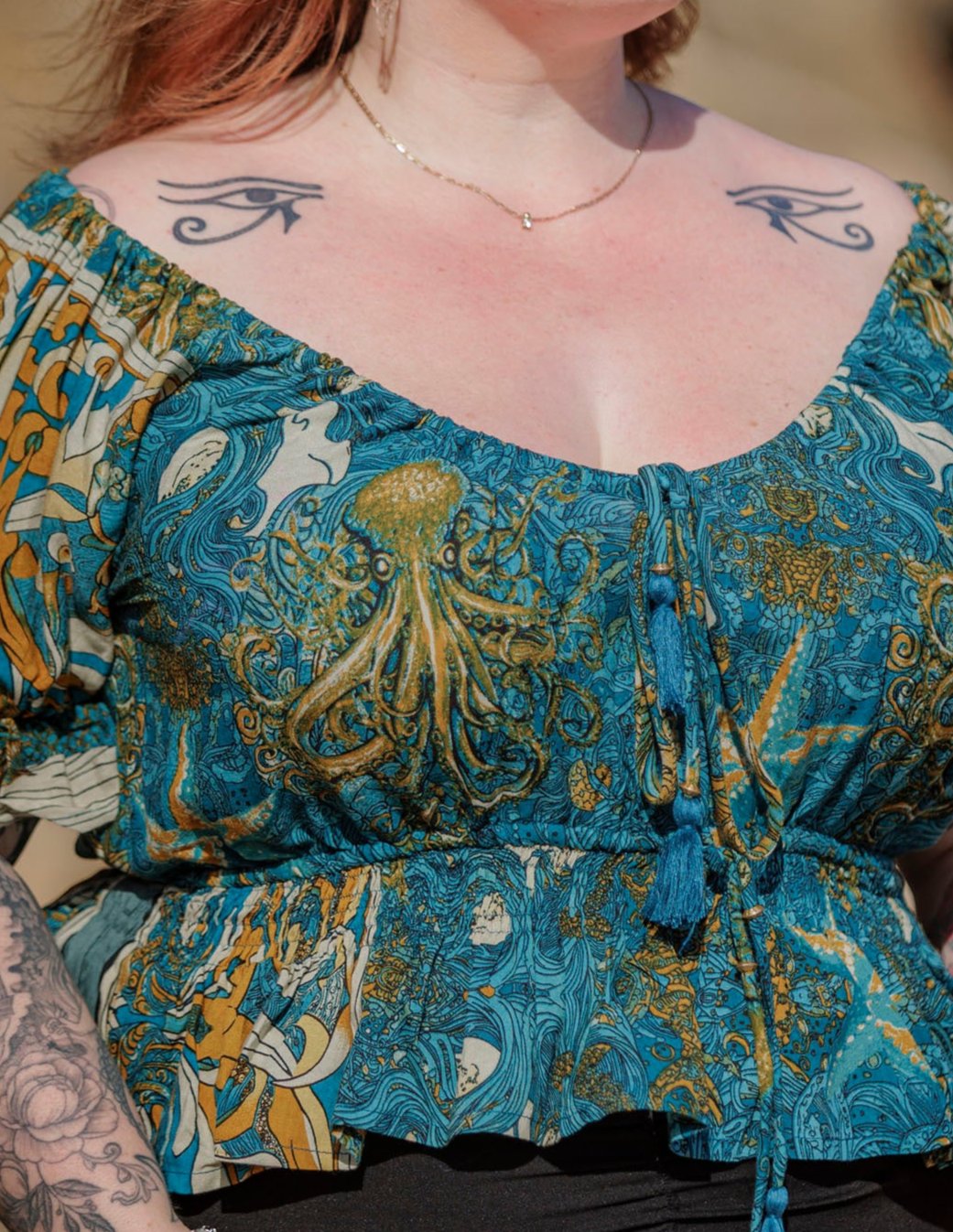Damsel Blouse in Atlantis