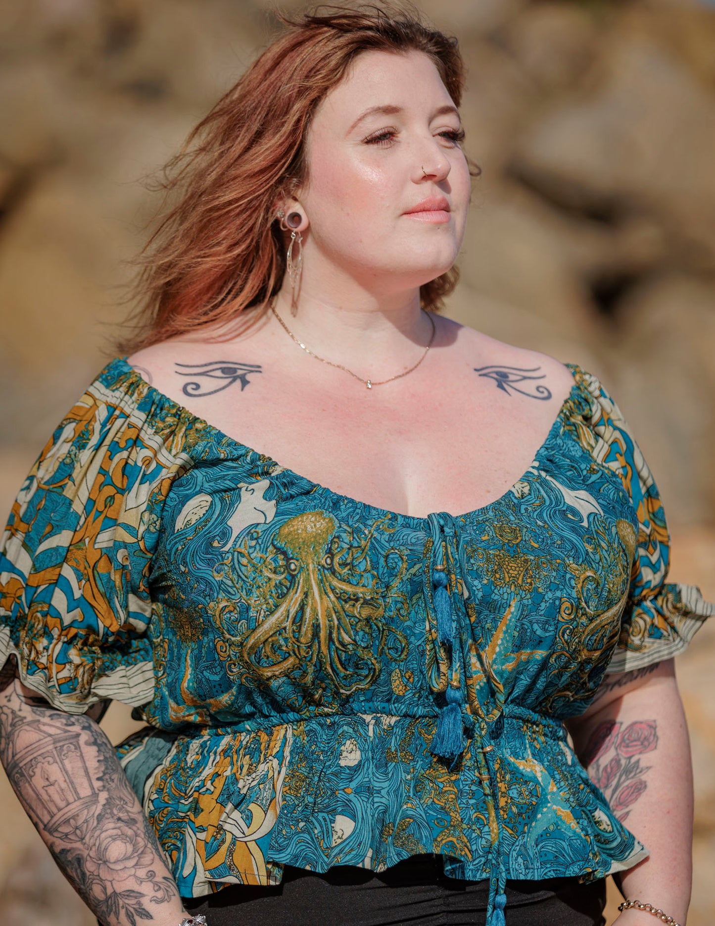 Damsel Blouse in Atlantis