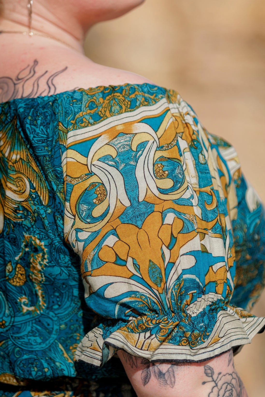 Damsel Blouse in Atlantis