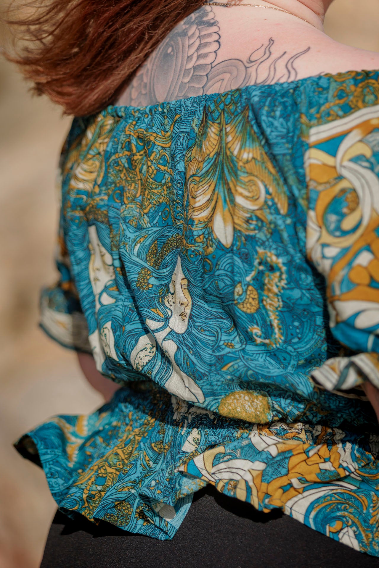 Damsel Blouse in Atlantis