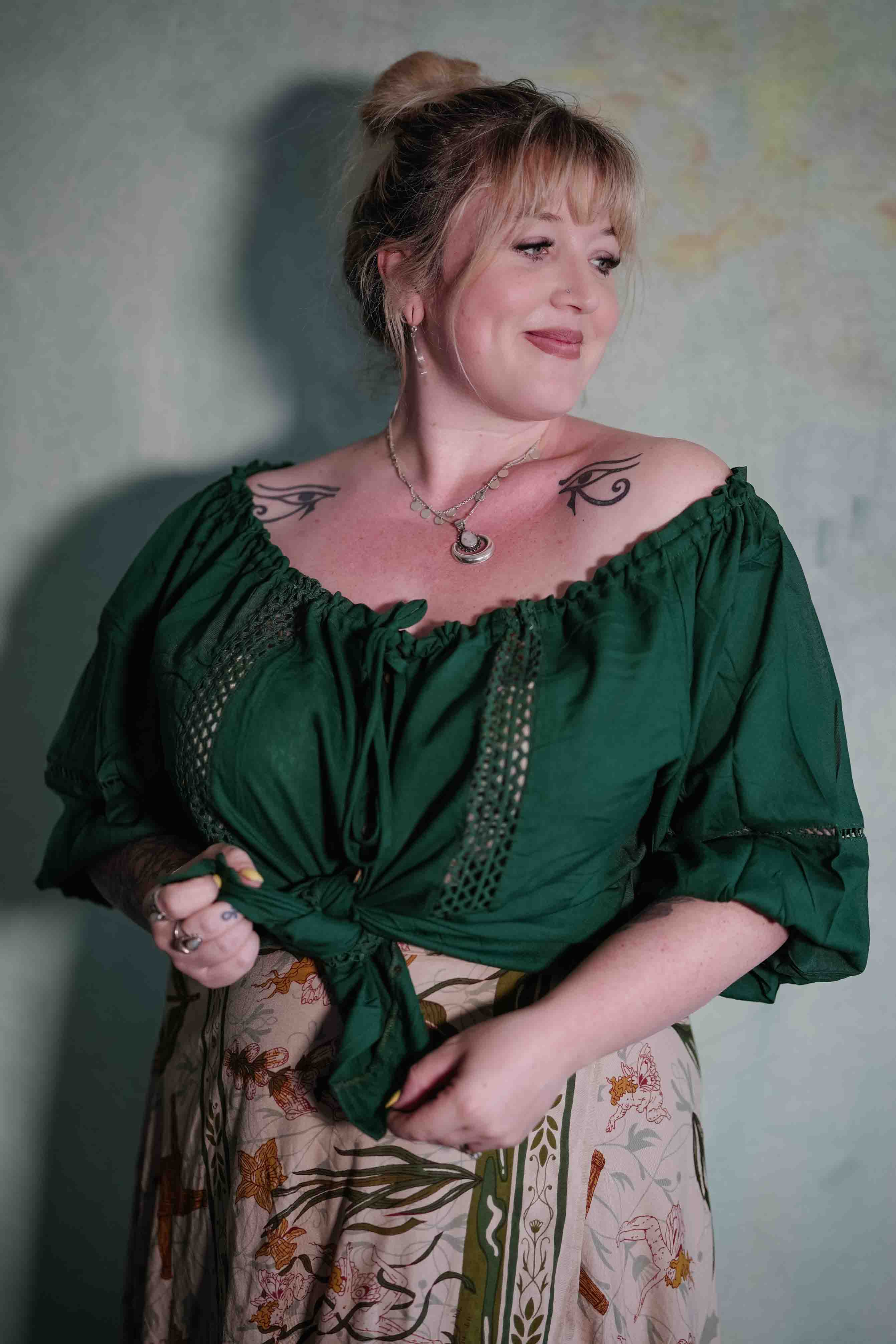 Maiden Blouse in Green