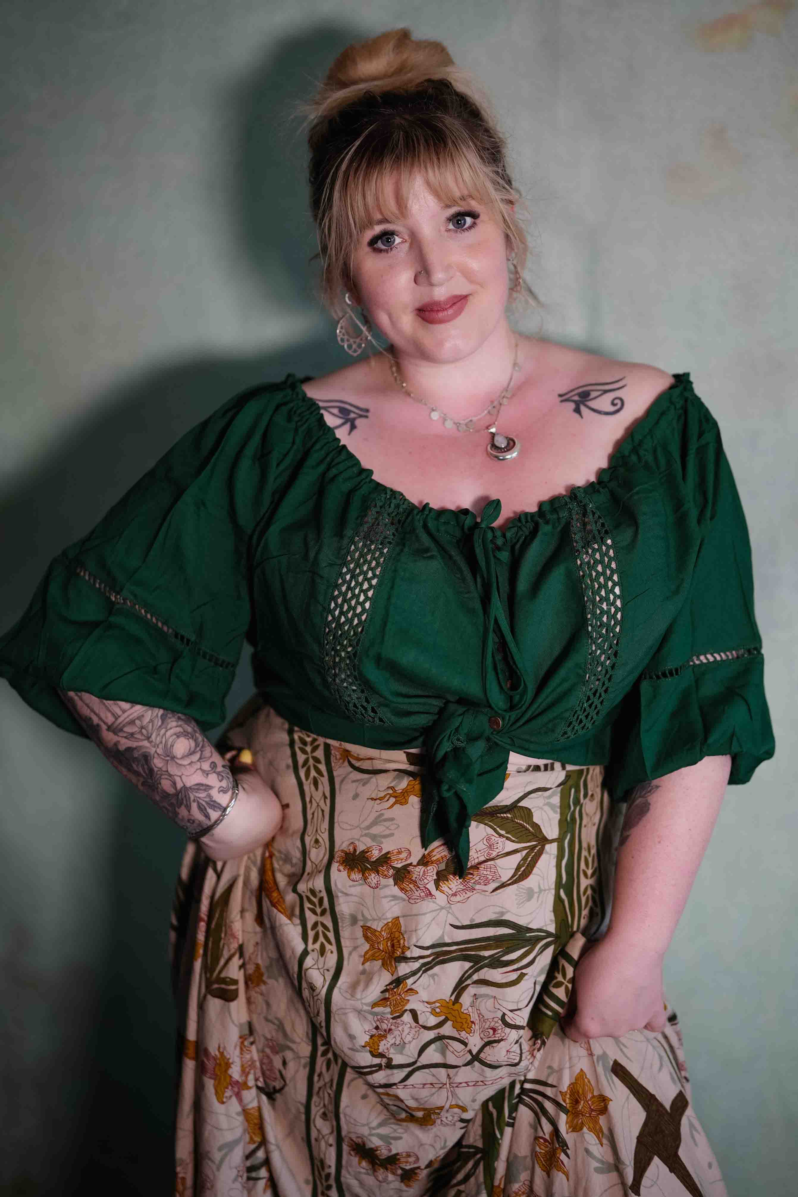 Maiden Blouse in Green