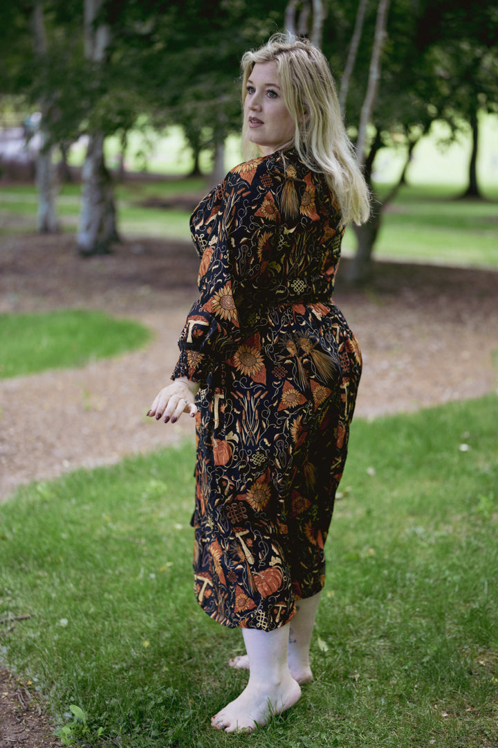 Barley Moon Dress in Samhain from the Longest Night Collection