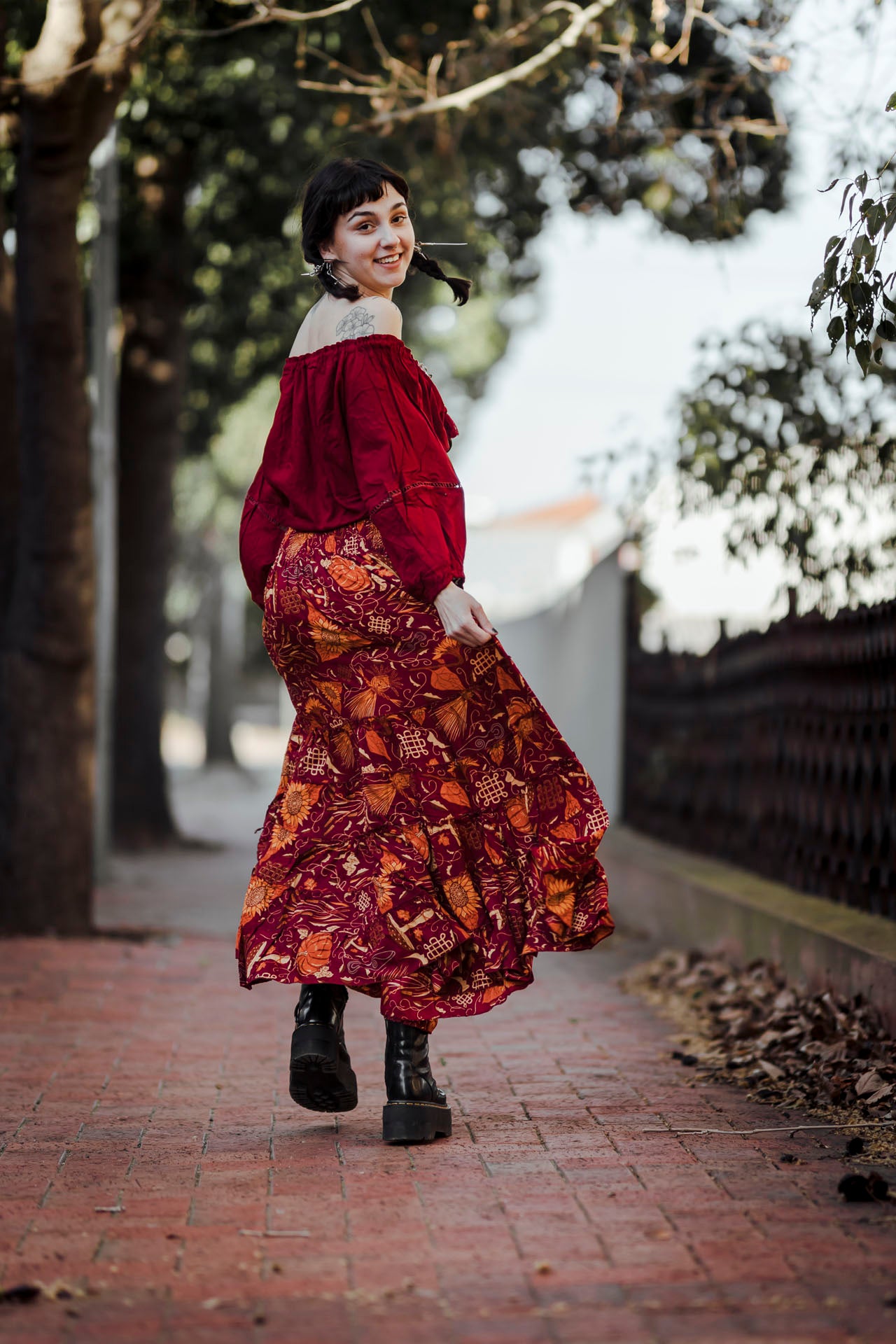 Maxi Skirt in Mabon