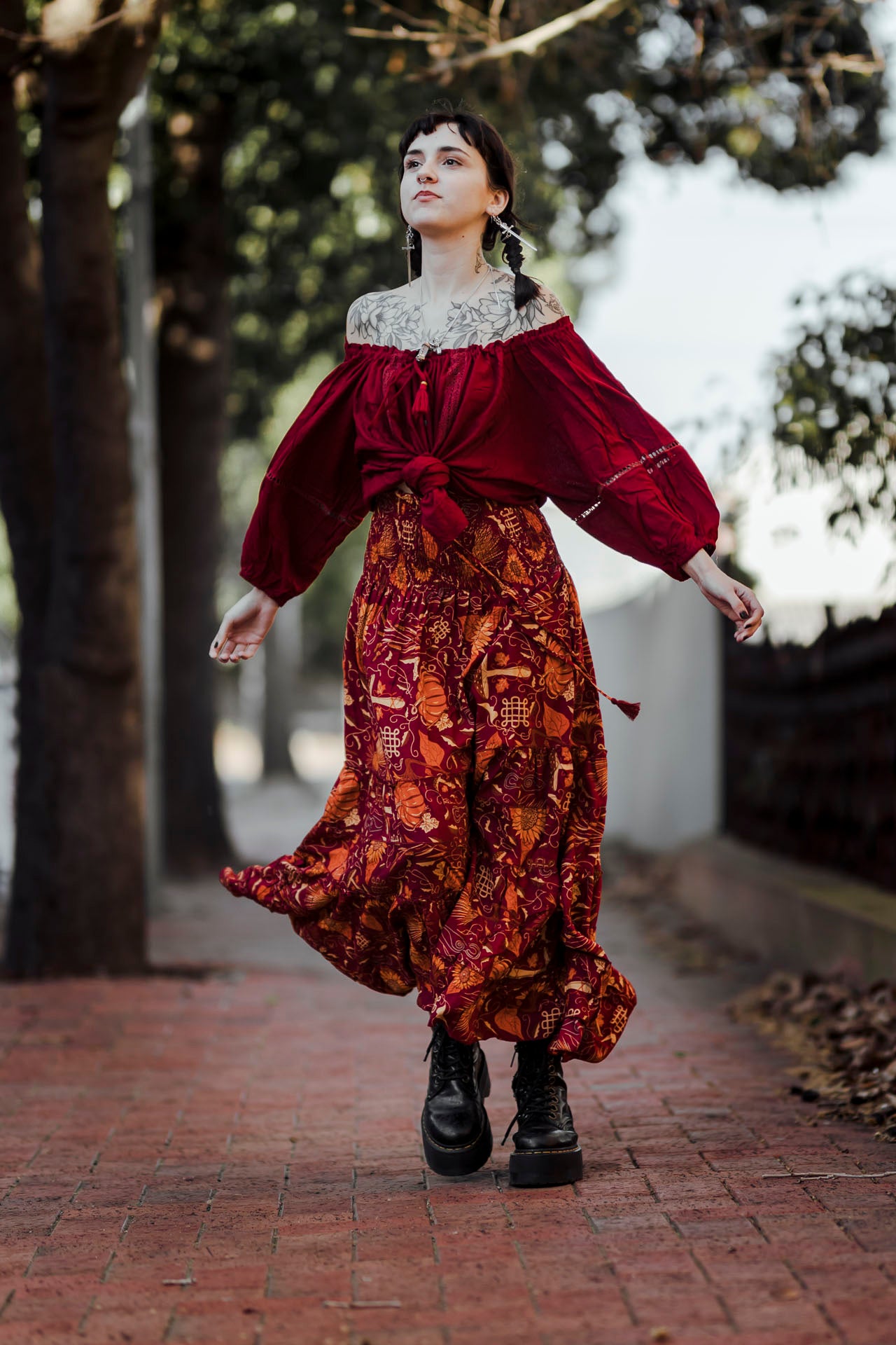 Maxi Skirt in Mabon