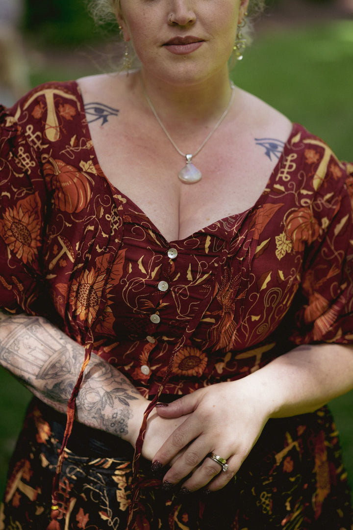 Bishop Blouse in Mabon Front