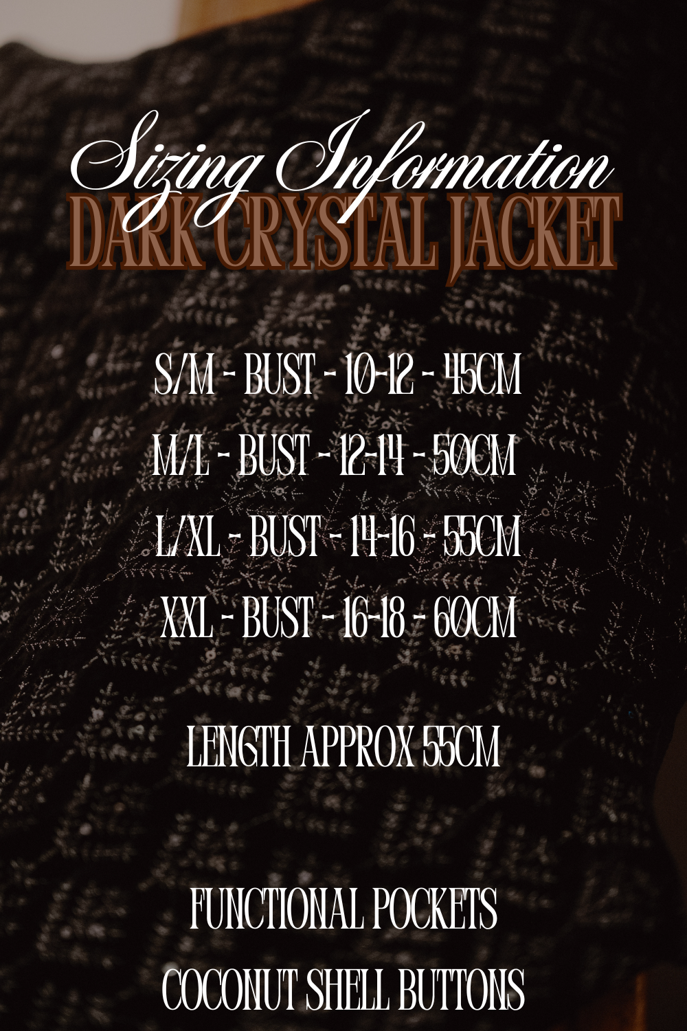Dark Crystal Jacket in Diamond