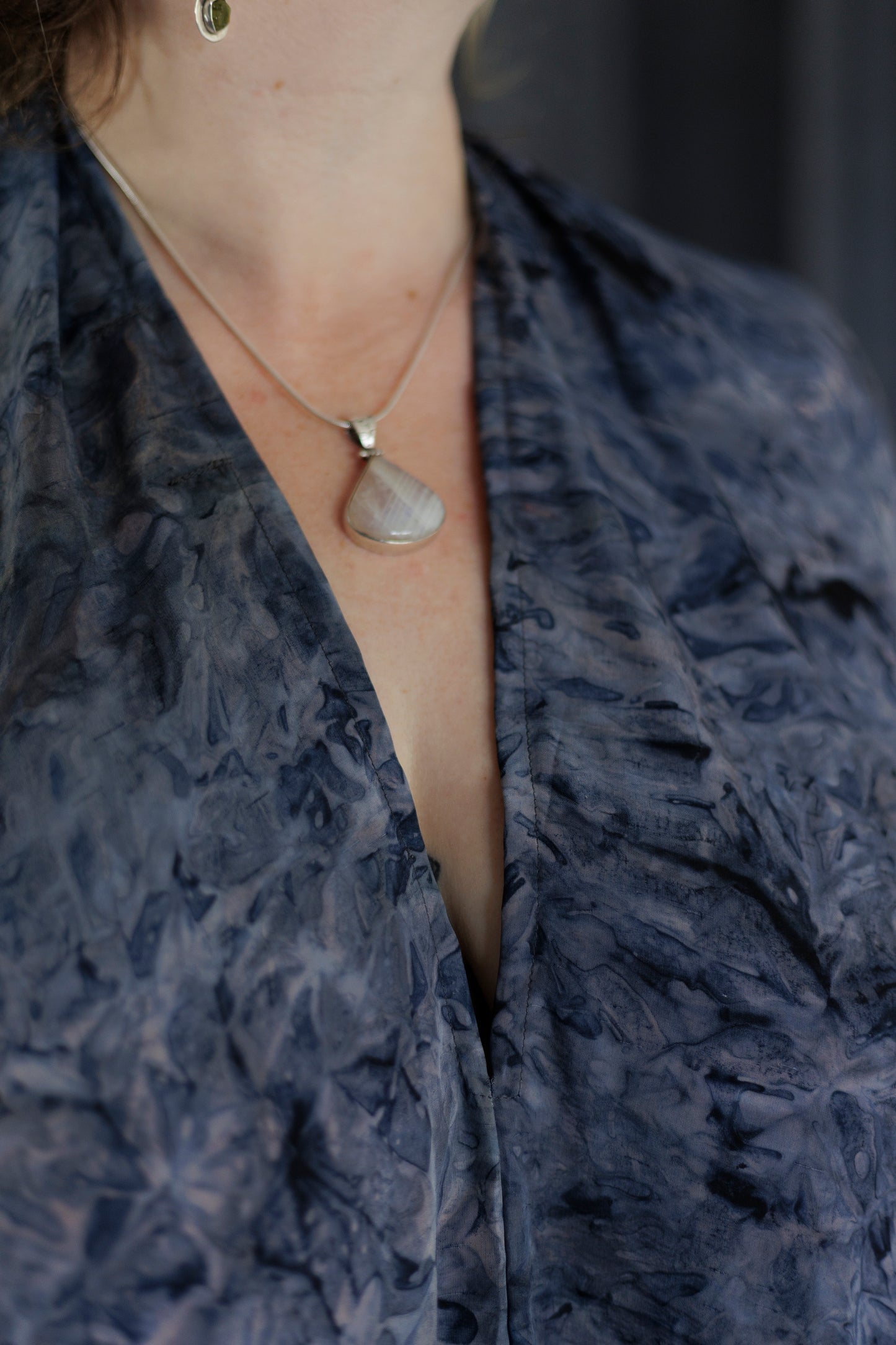 Indigo Drift Scarf Top