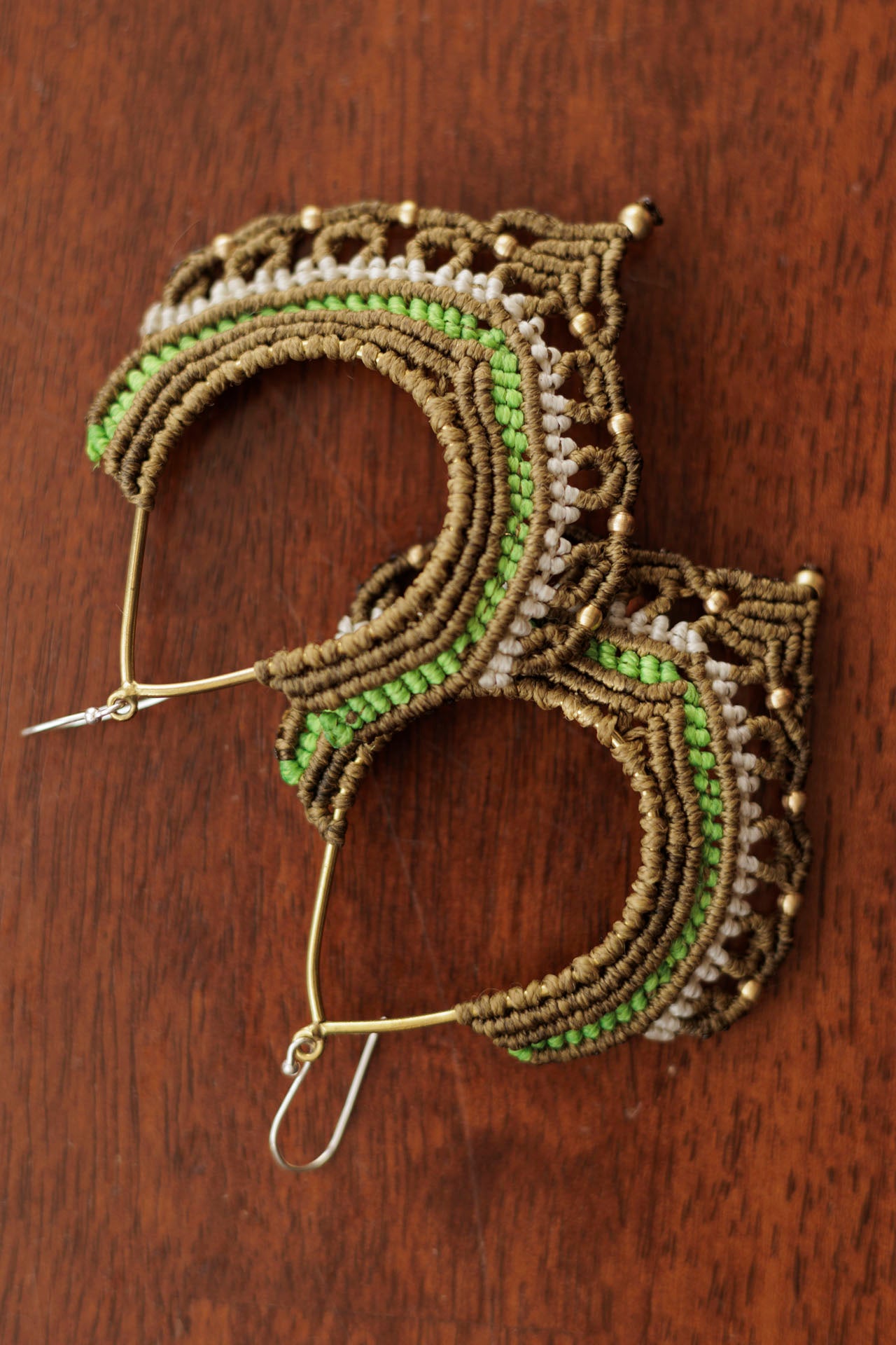 Wild Mandala Teardrop Hoops