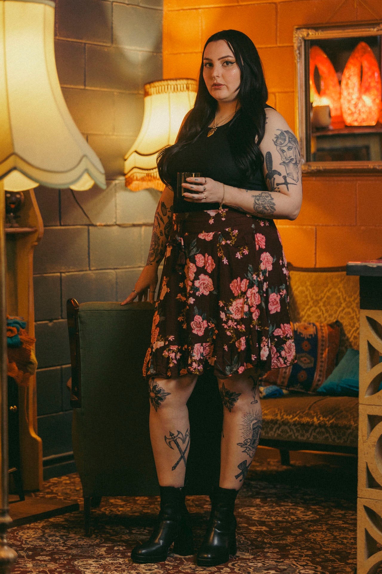 Rose Mini Skirt