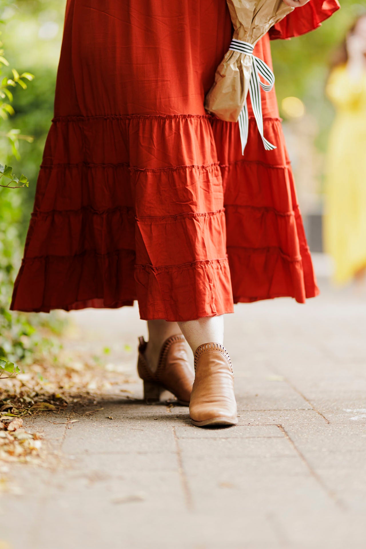 Wonderland Dress in Terracotta