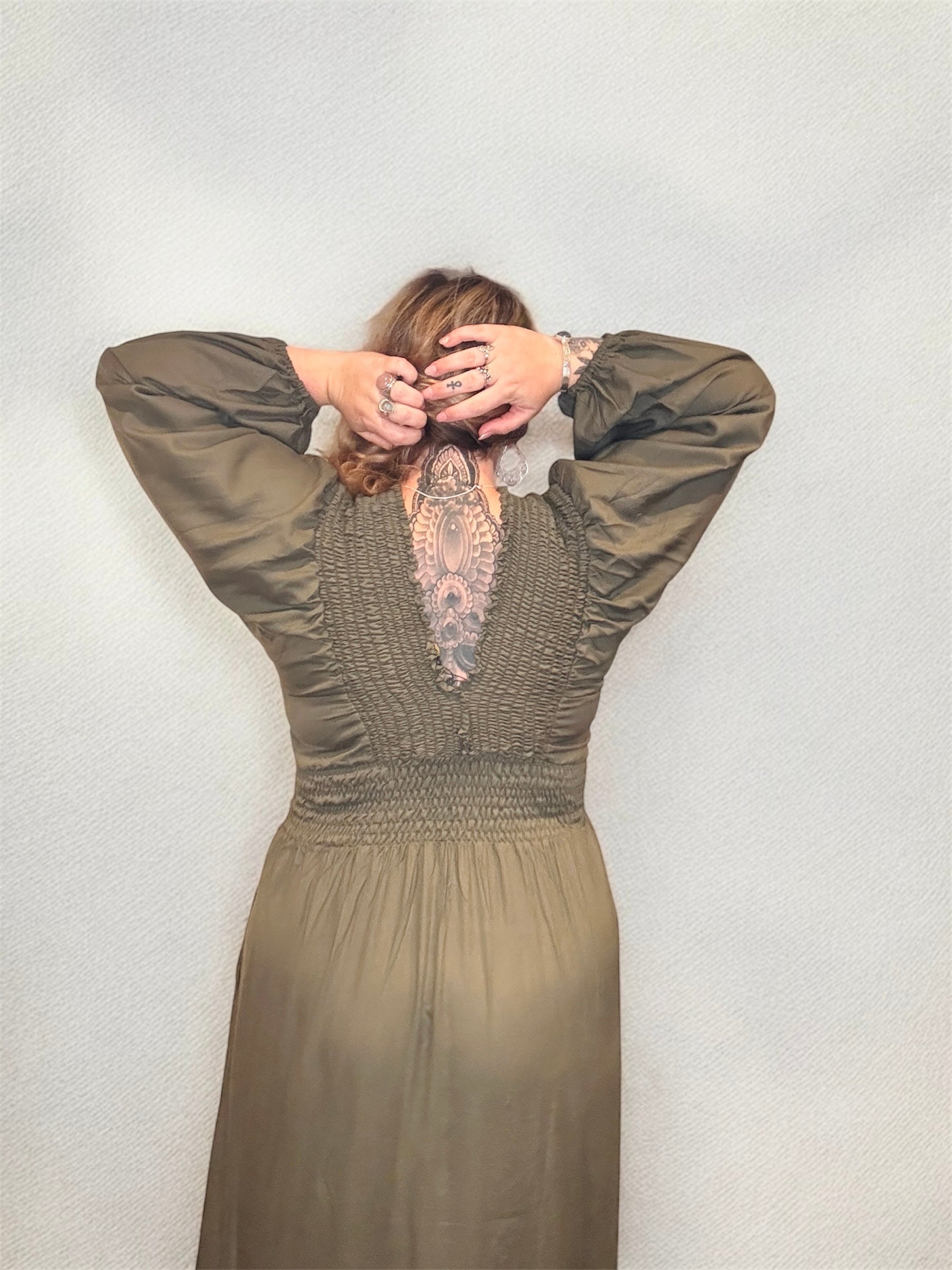 Winchester Dress in Olive