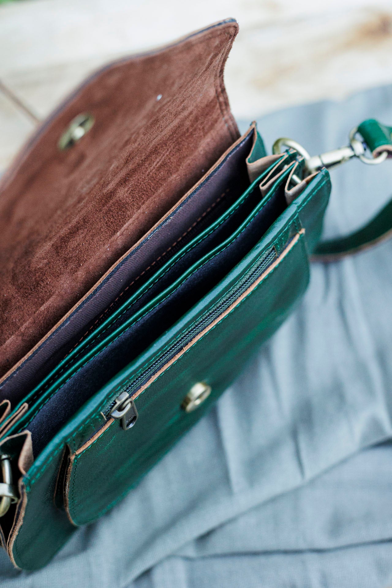 Emerald Crossbody Bag