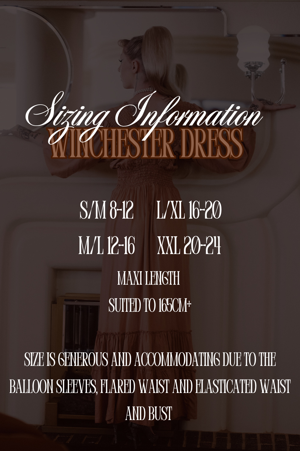 Winchester Dress in Peachy