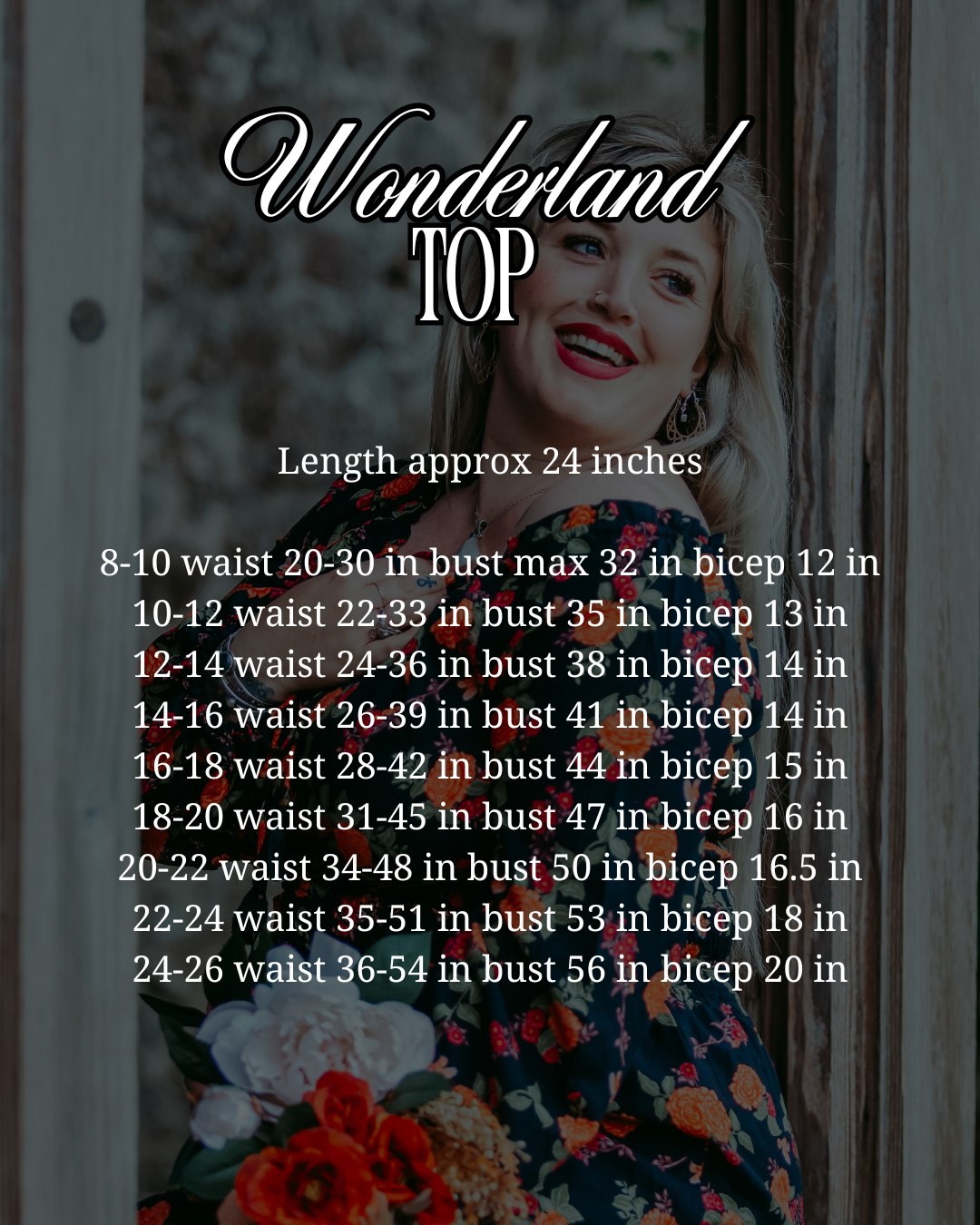 Wonderland Top (All colours)