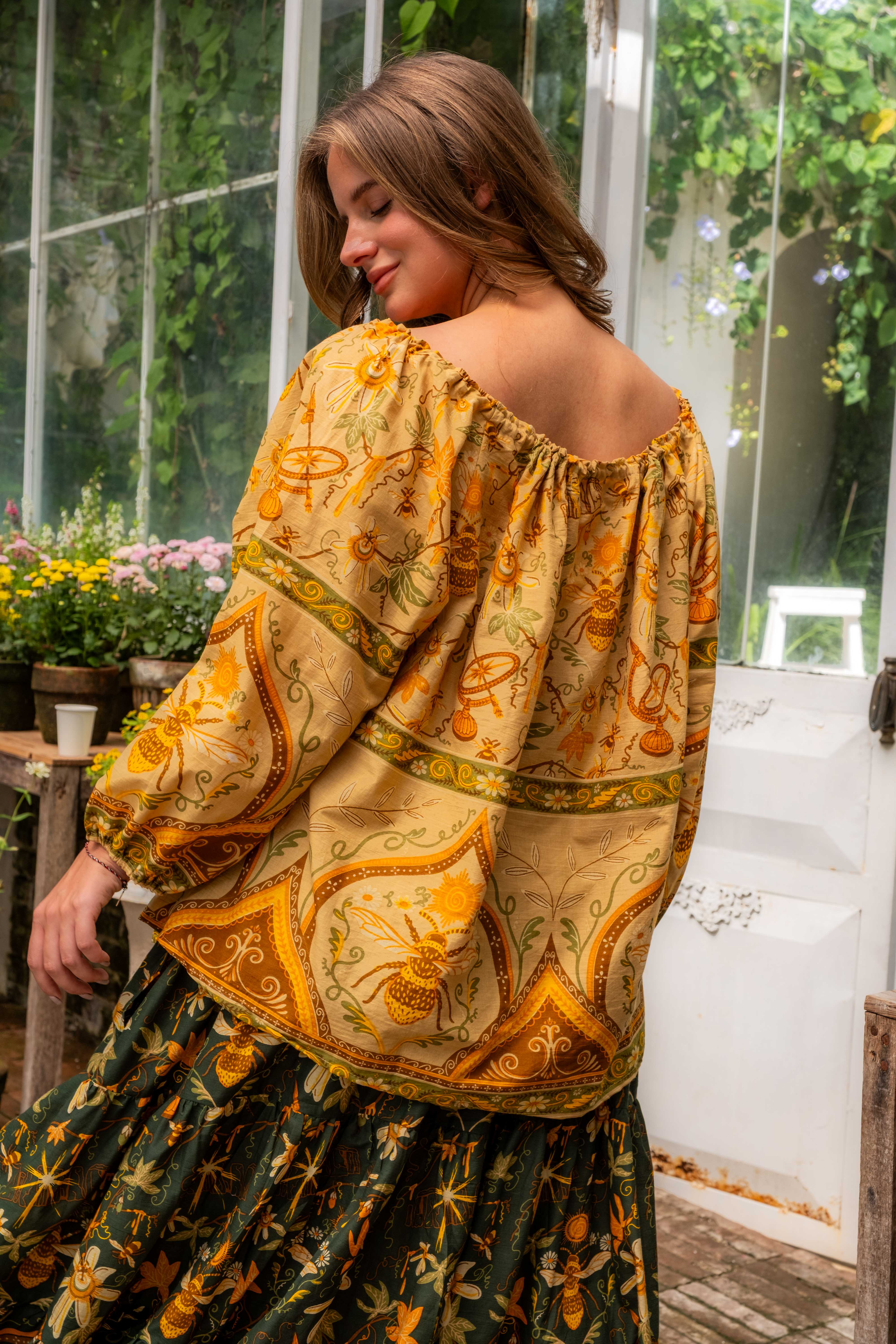 Maiden Blouse in Honeycomb