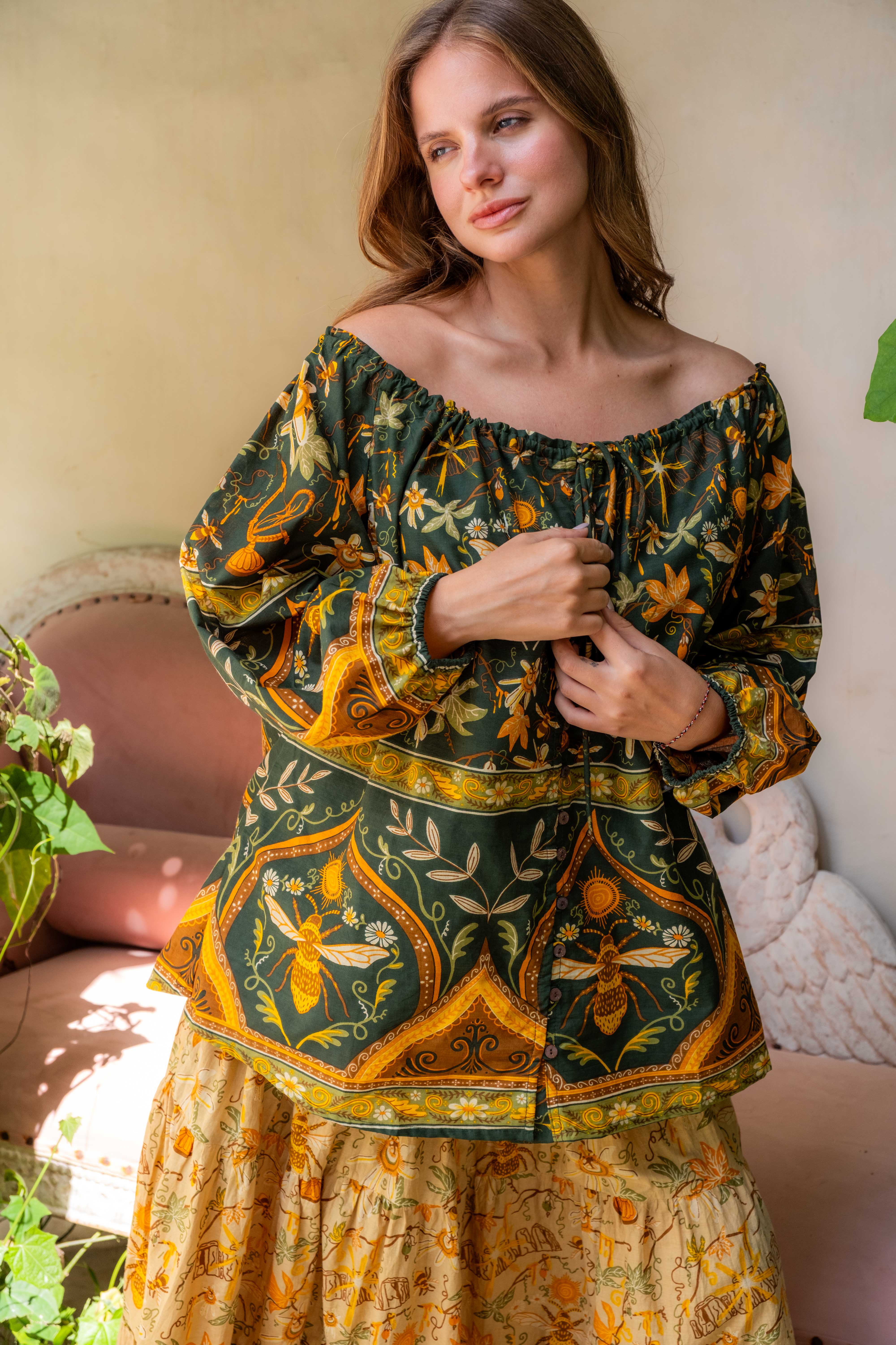 Maiden Blouse in Bloom