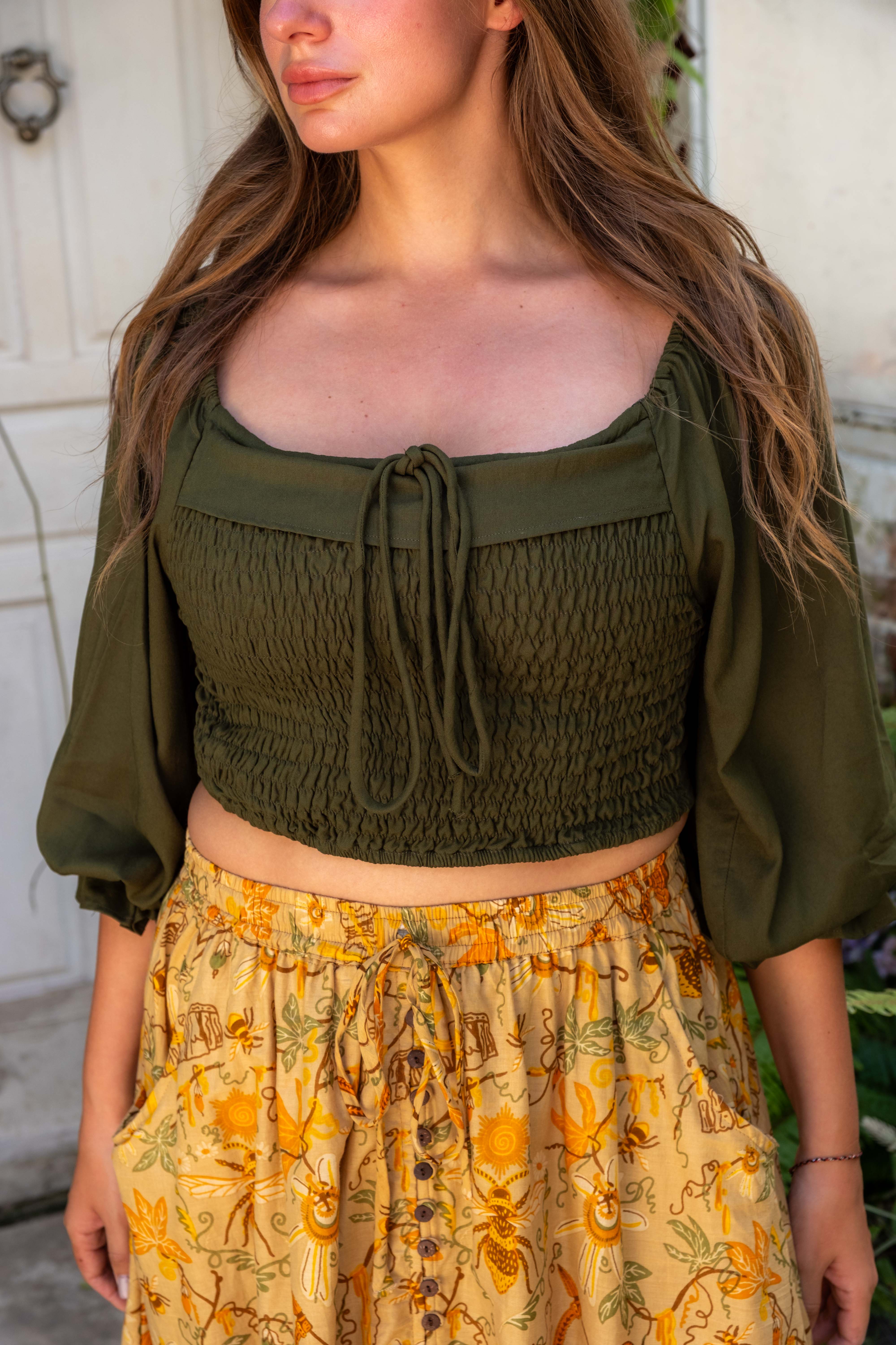 Hedgerow Top in Green