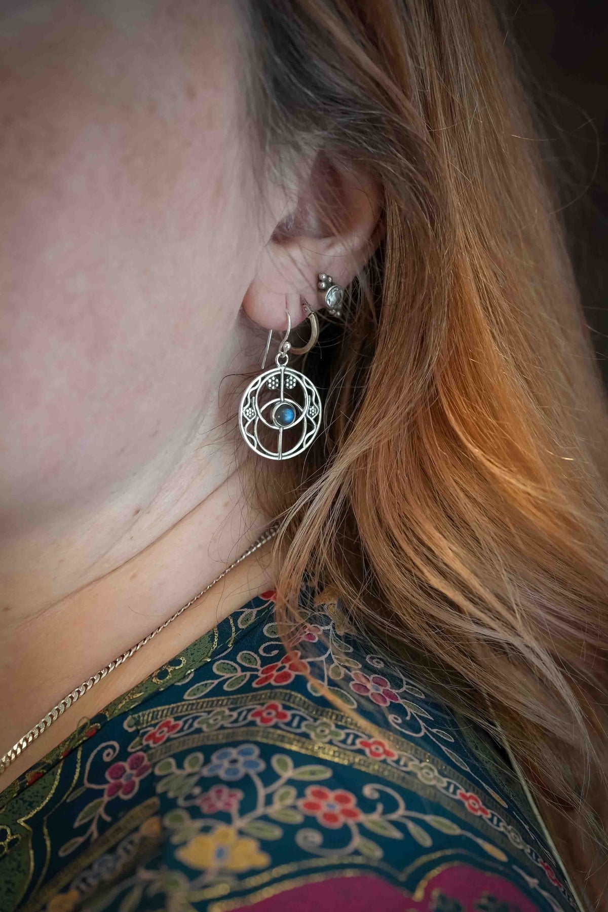 Chalice Earrings Sterling Silver