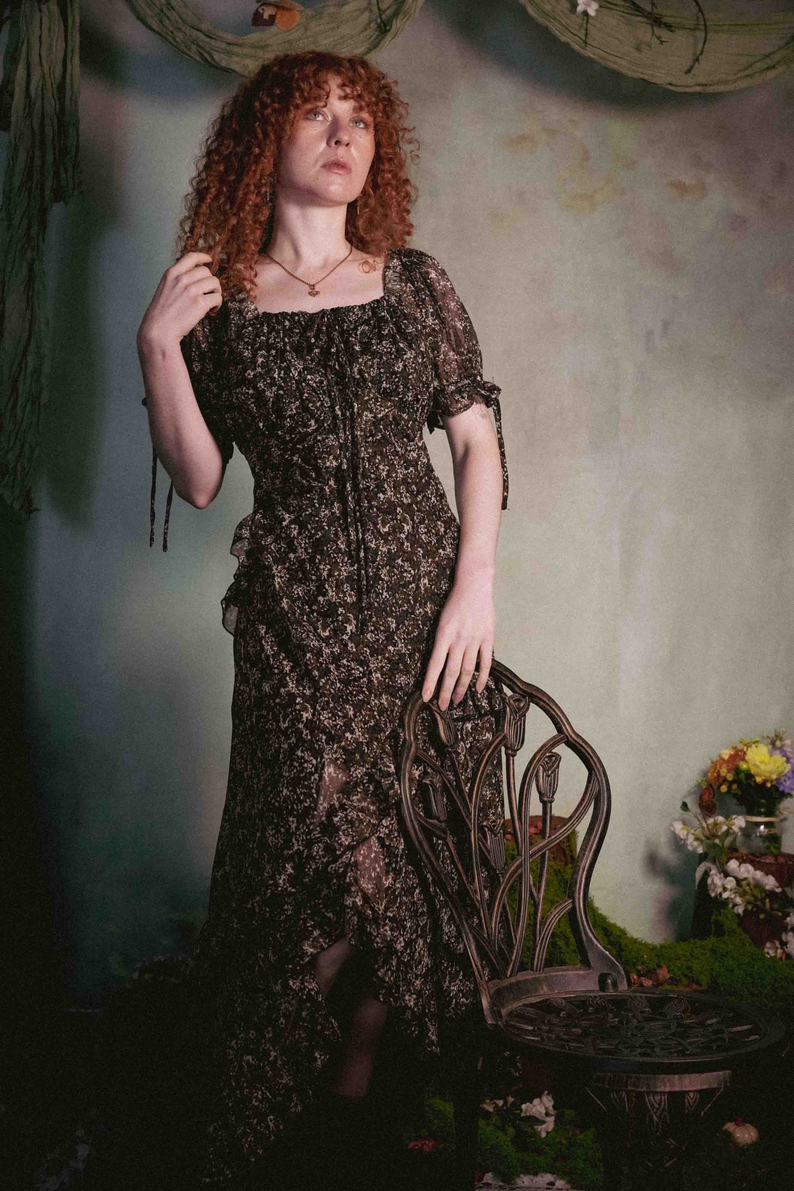 Blossom Dress in Black
