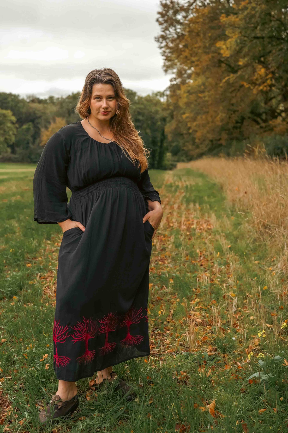 Secret Garden Dress in Blood Oak