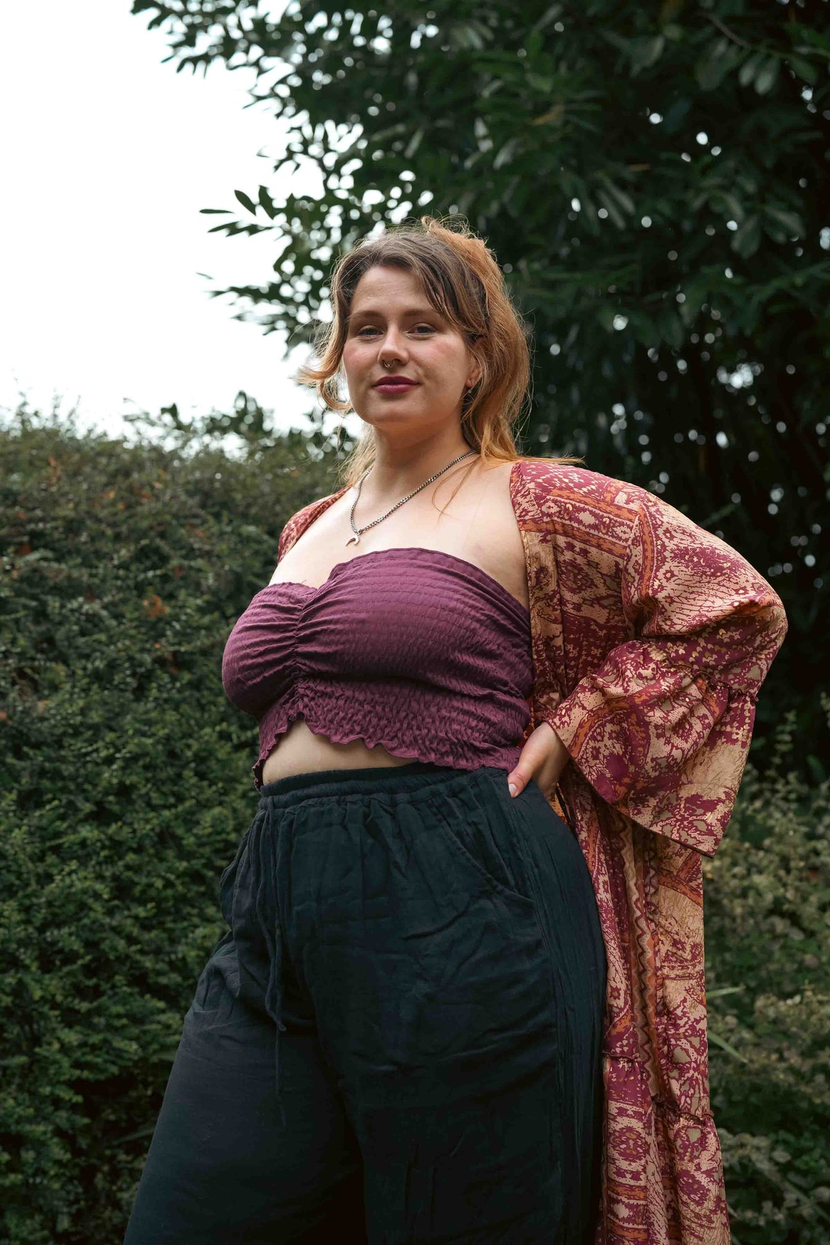 Double Layered Bloomers in Black