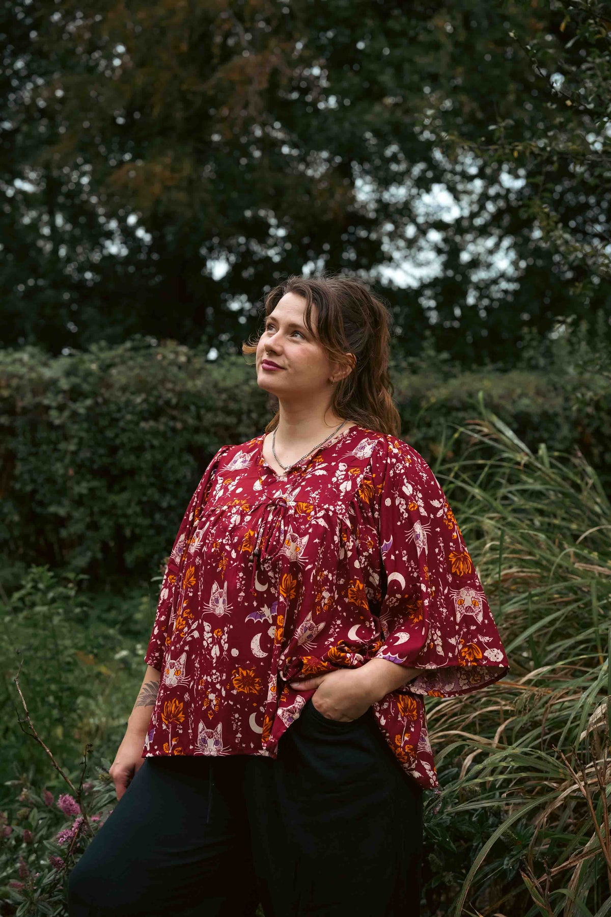 Familiar Longline Fleetwood Blouse