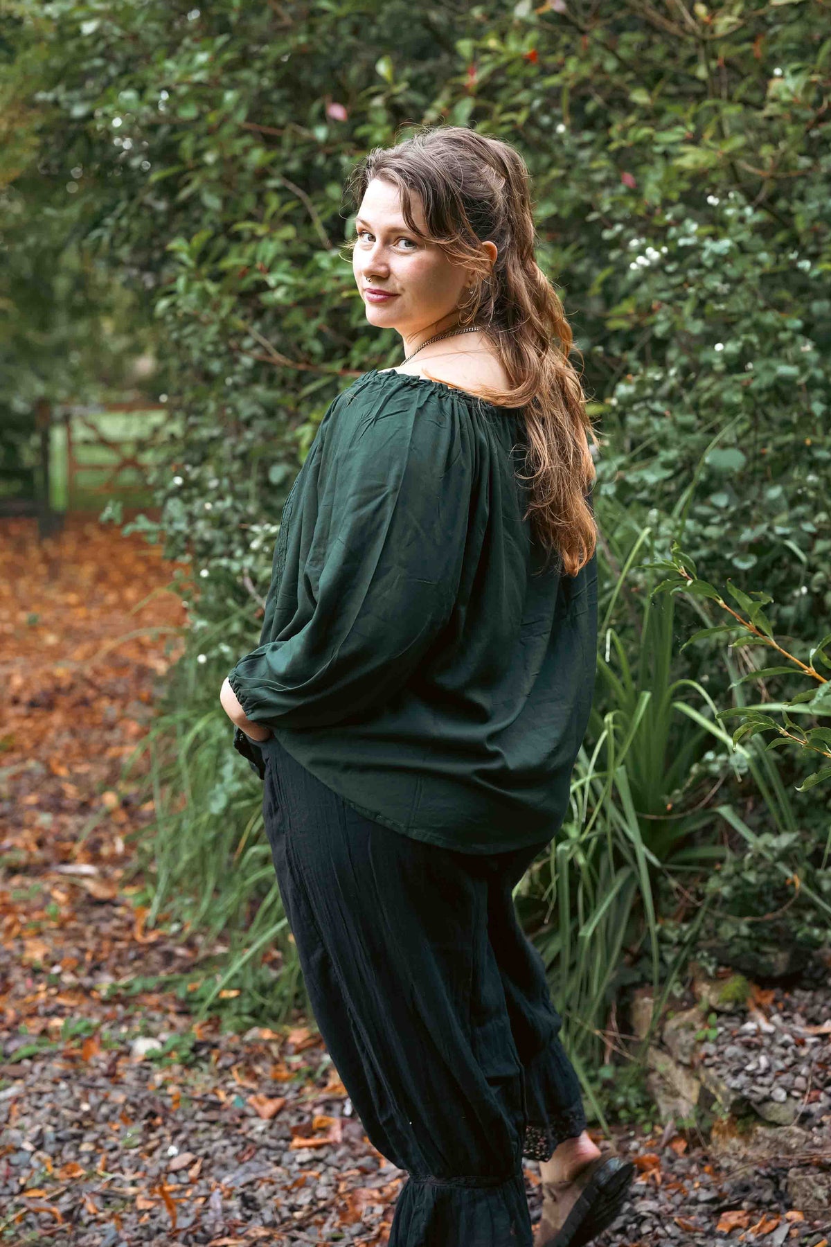 Maiden Blouse Dark Green