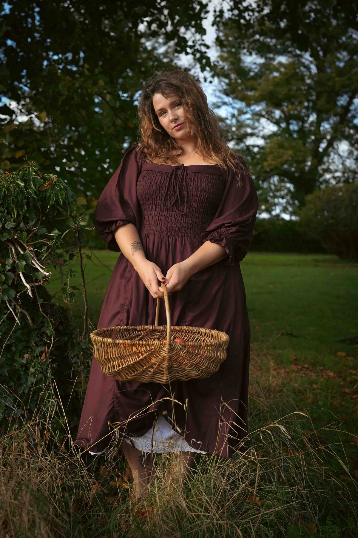 Elderwood Hedgerow Dress (brown)