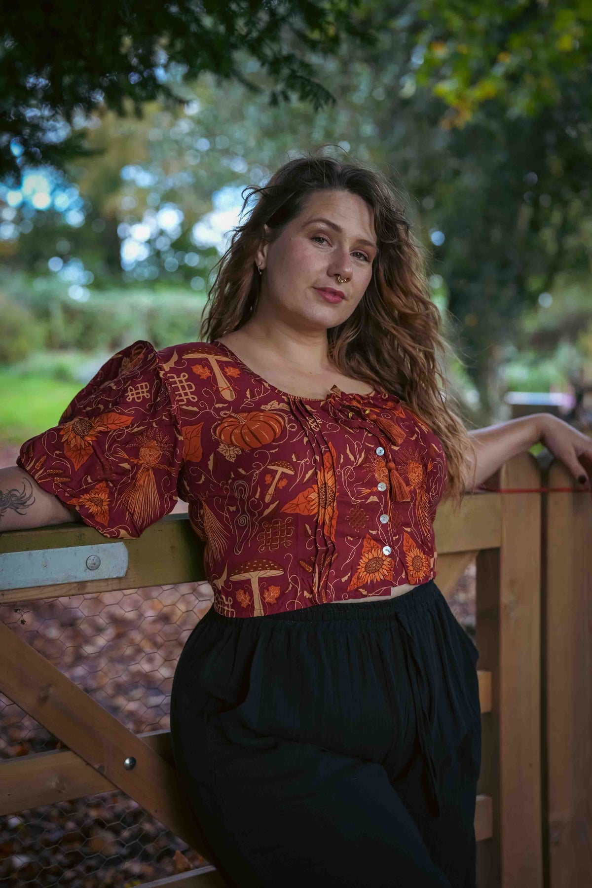 Bishop Blouse in Mabon