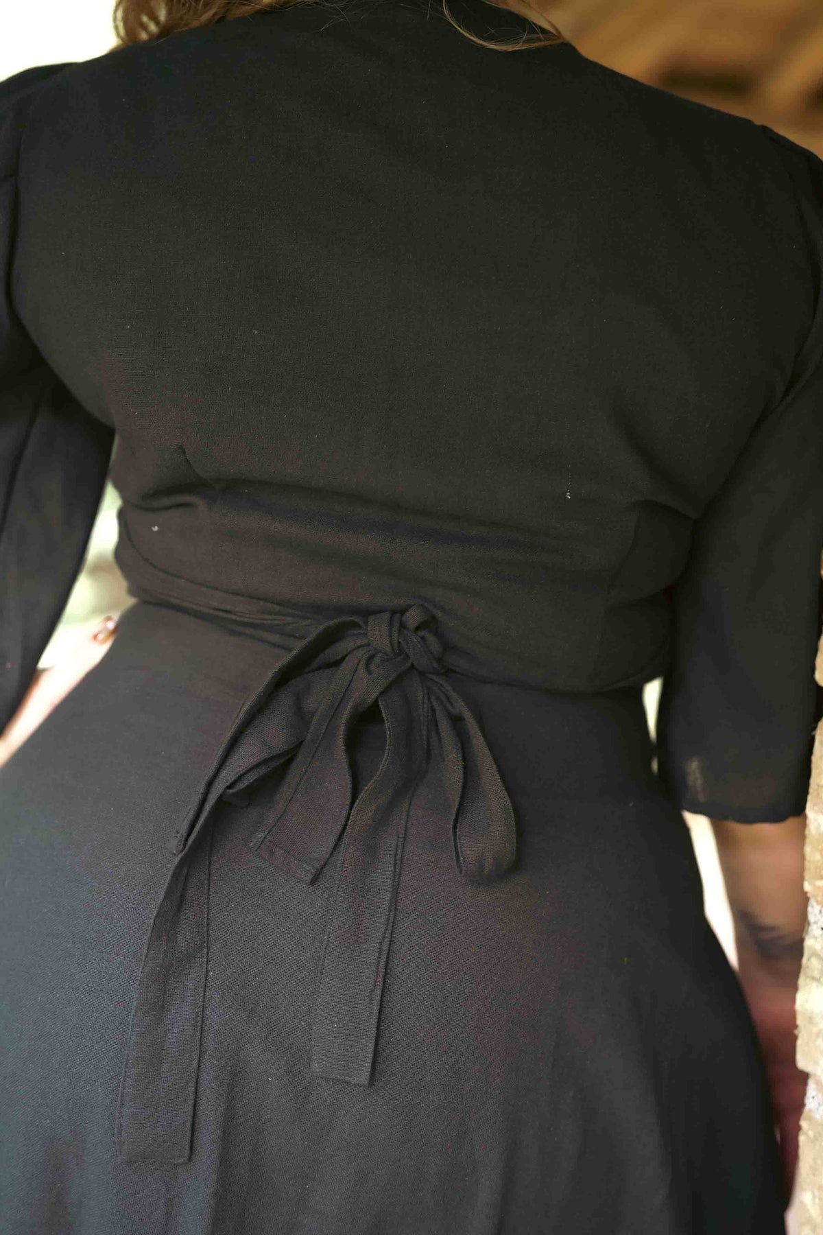 Black Hemp Cotton Wrap Set