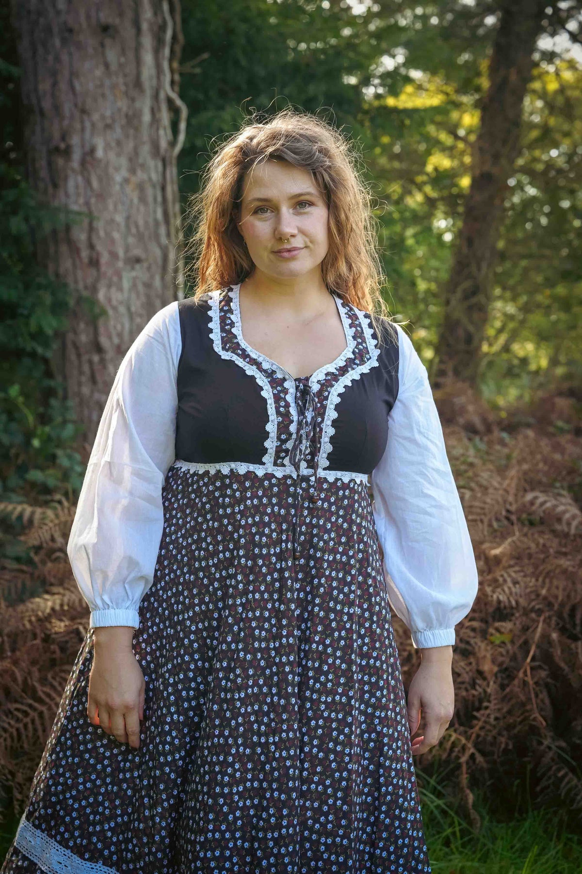 Homestead Dress in Briar Rose