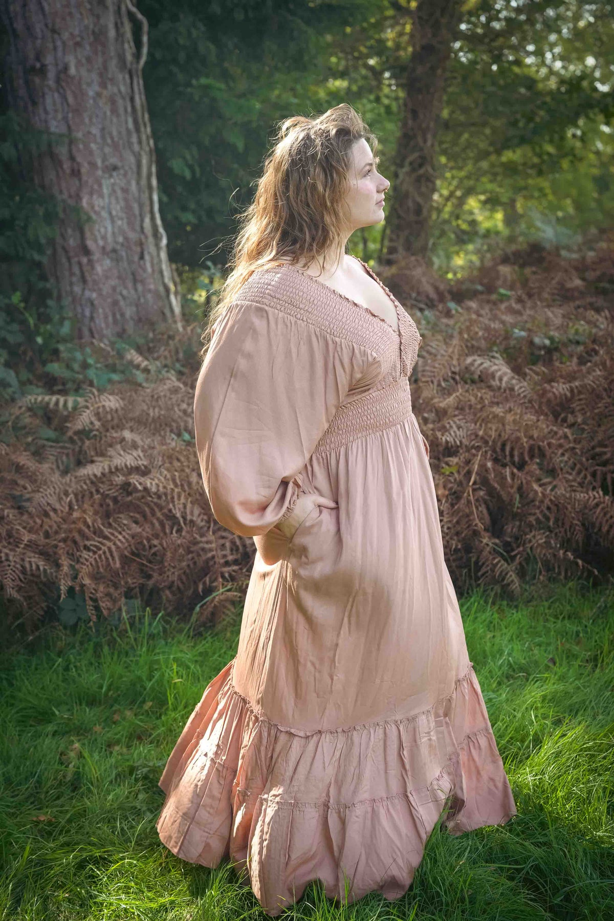 Winchester Dress in Peachy