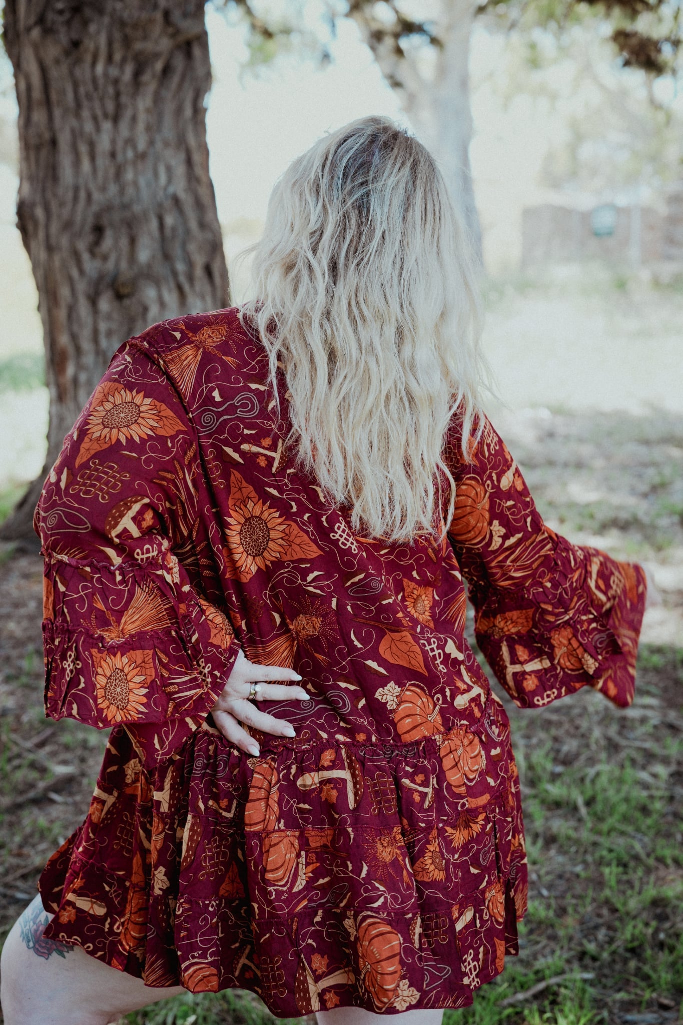 Barley Moon Labyrinth Dress Samhain/Mabon