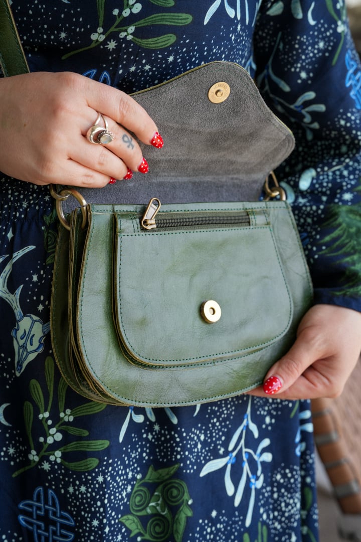 Emerald Crossbody Bag - Leather
