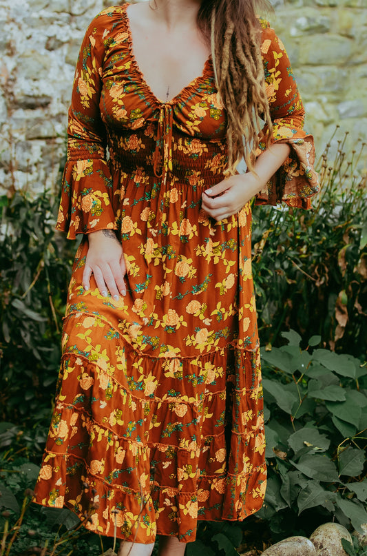 Wonderland Dress in Golden Hour
