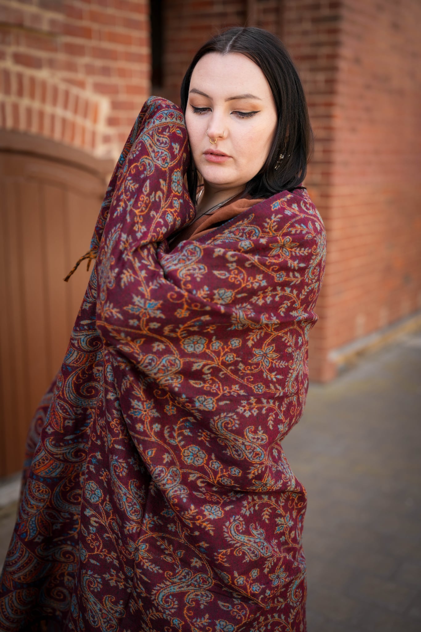 Sandalwood Pashmina Shawl