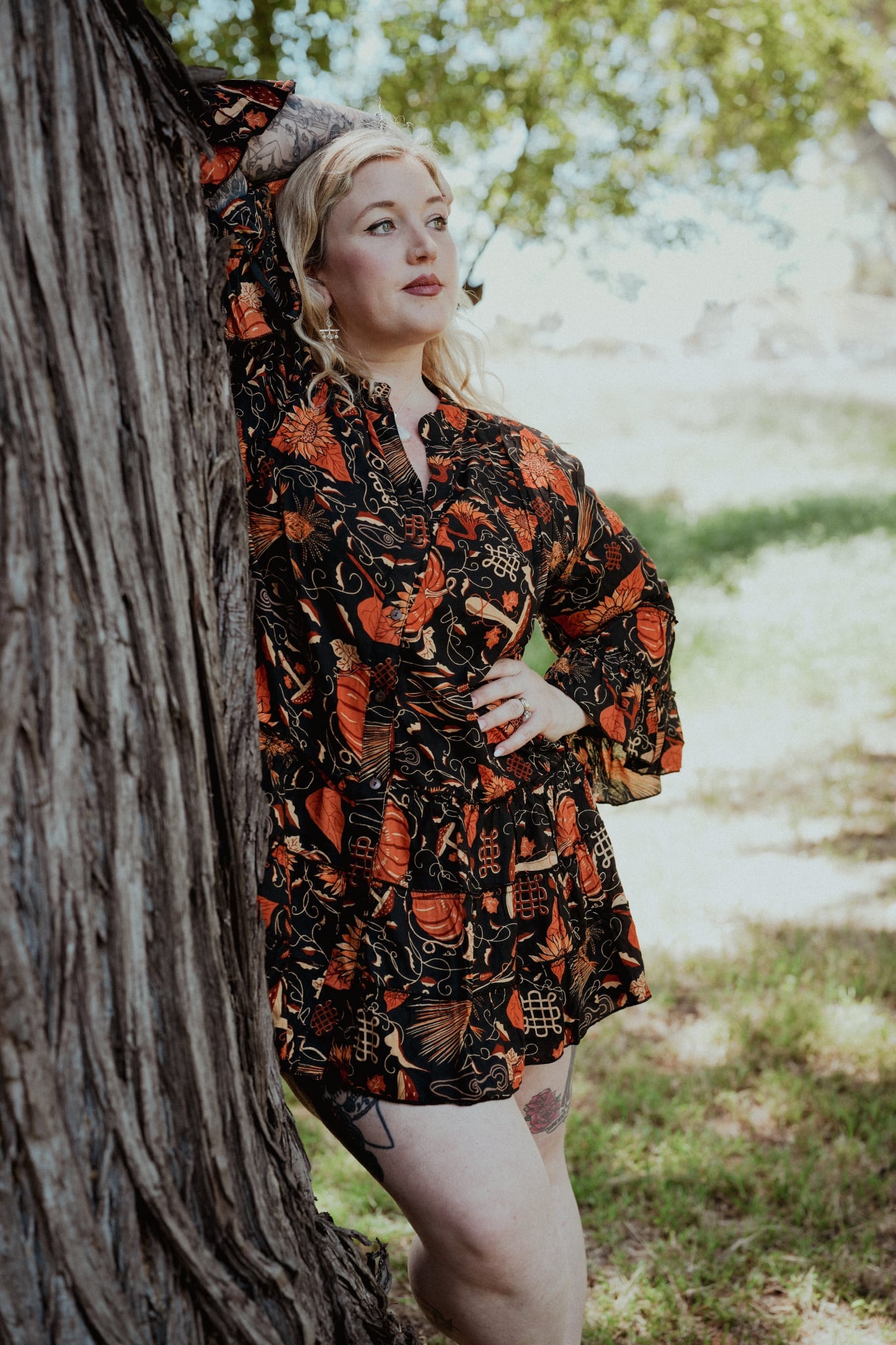 Barley Moon Labyrinth Dress Samhain/Mabon