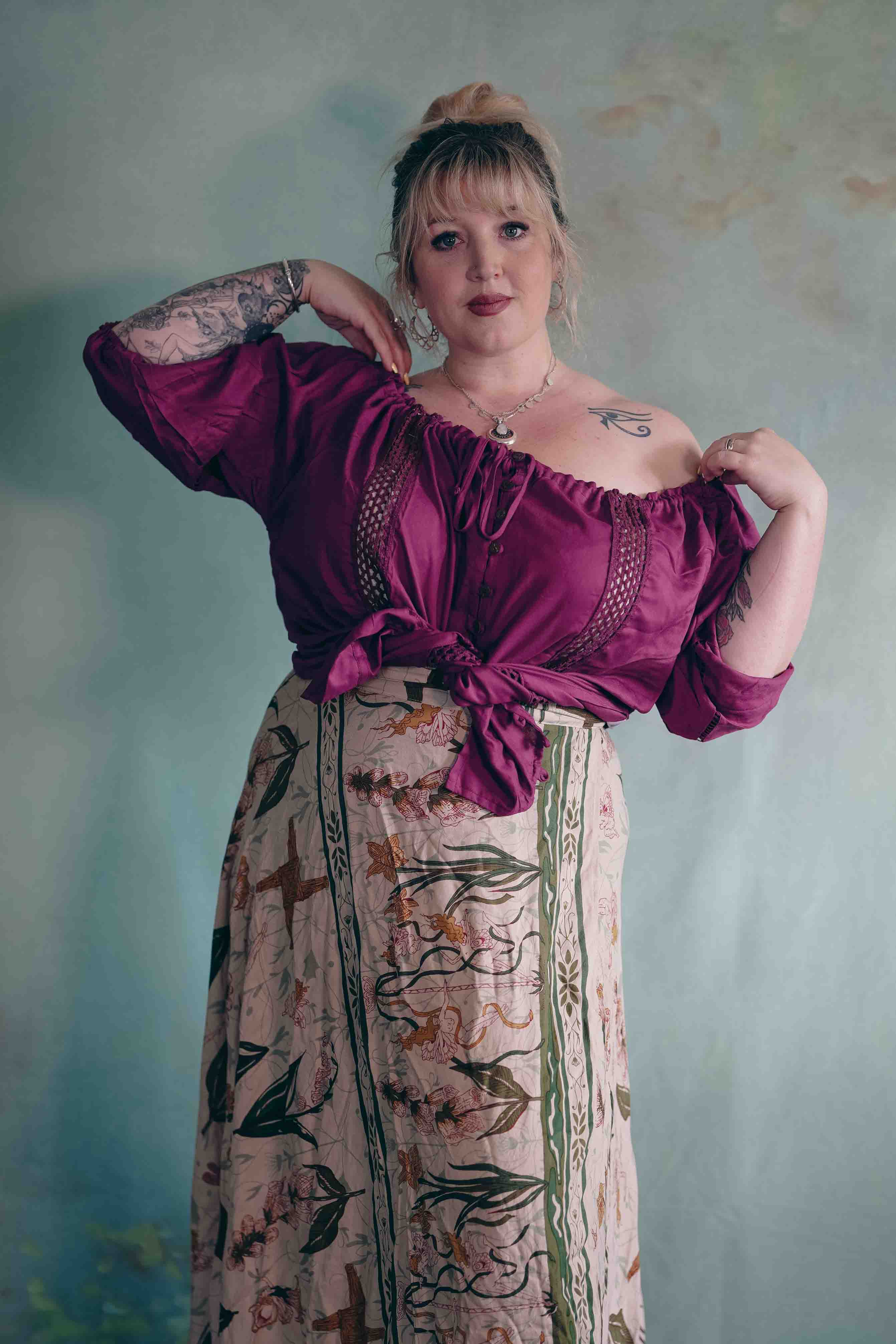 Maiden Blouse in Purple