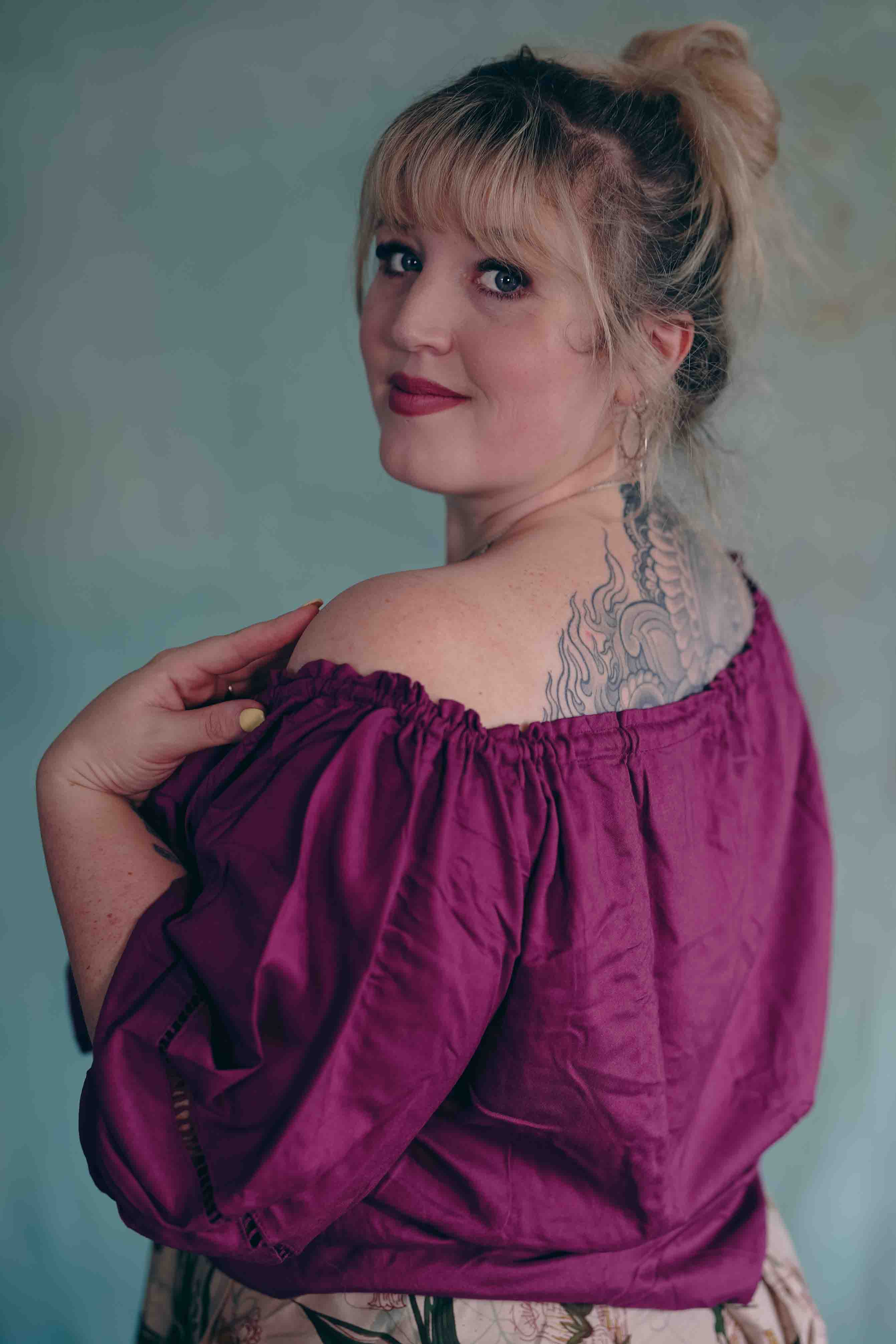 Maiden Blouse in Purple