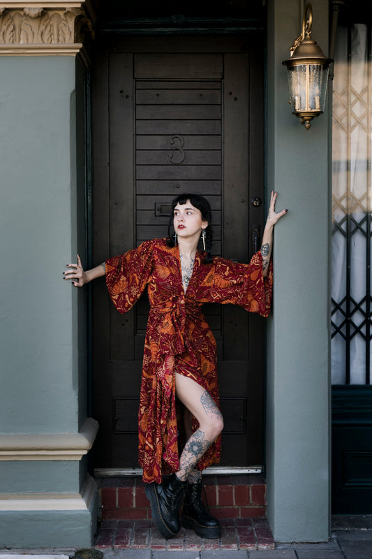 Mabon Wrap Dress